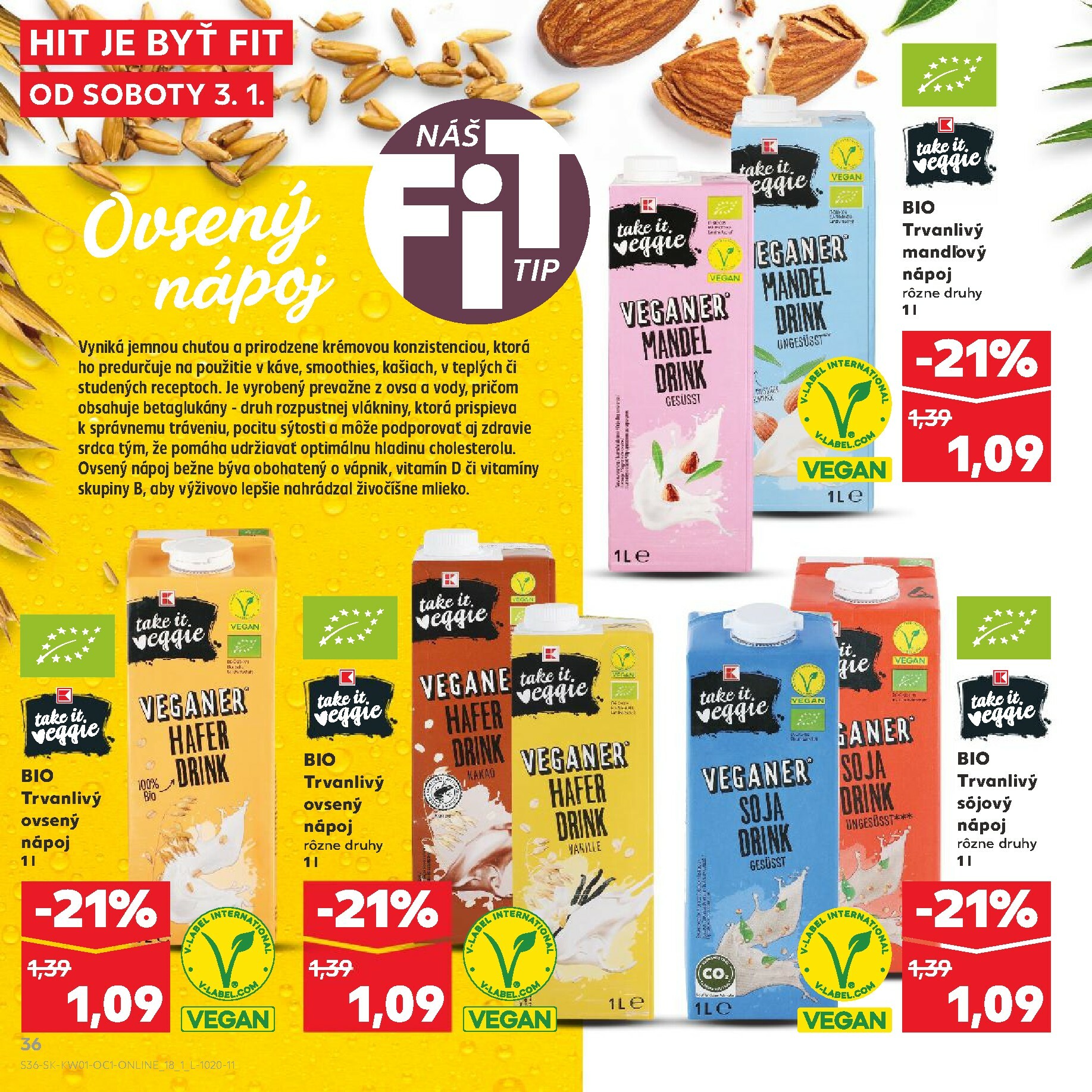kaufland - Leták Kaufland - Fit platný od 03.01. do 31.01. - page: 36