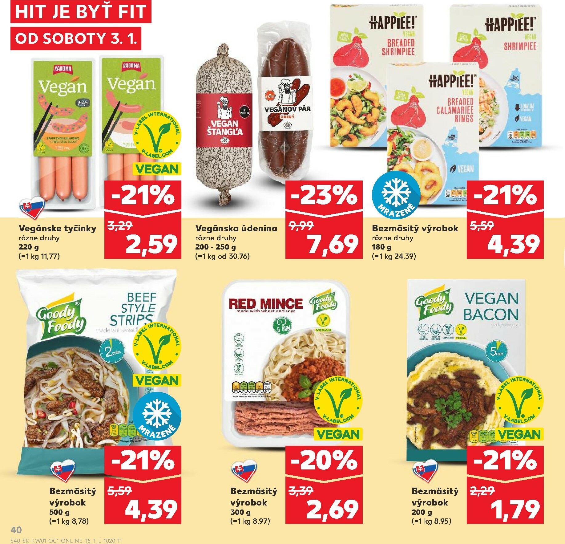 kaufland - Leták Kaufland - Fit platný od 03.01. do 31.01. - page: 40