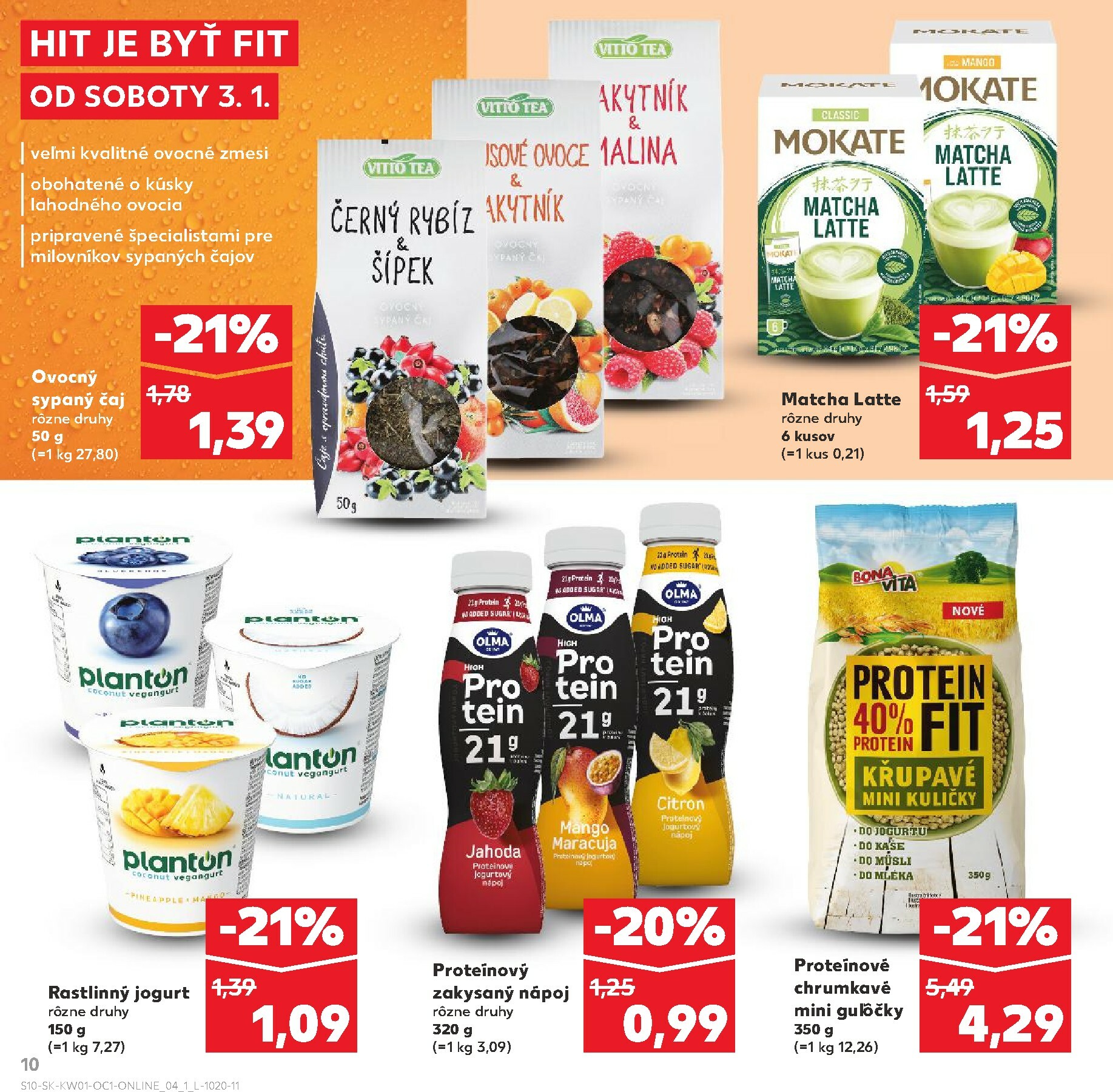 kaufland - Leták Kaufland - Fit platný od 03.01. do 31.01. - page: 10