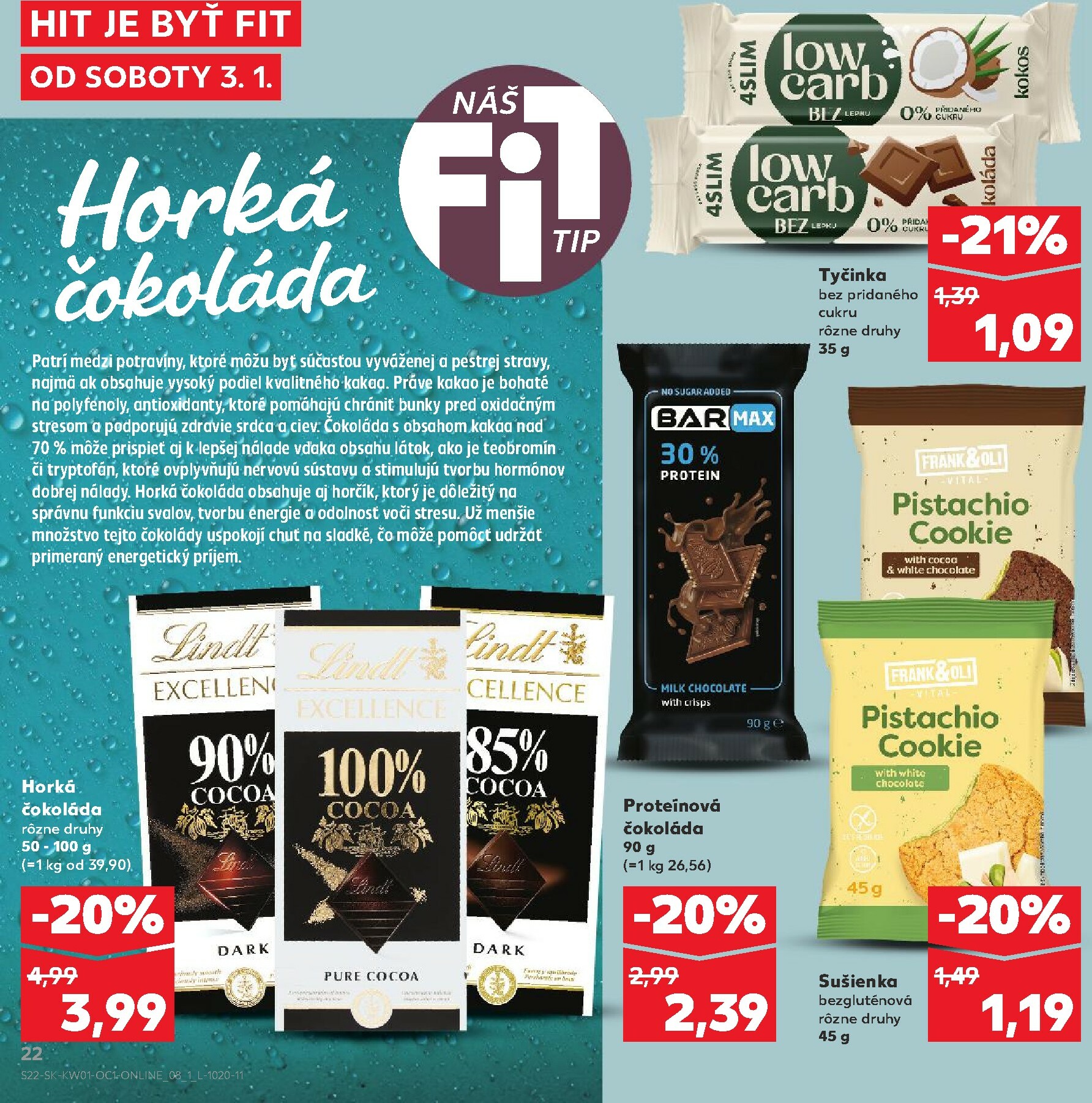 kaufland - Leták Kaufland - Fit platný od 03.01. do 31.01. - page: 22