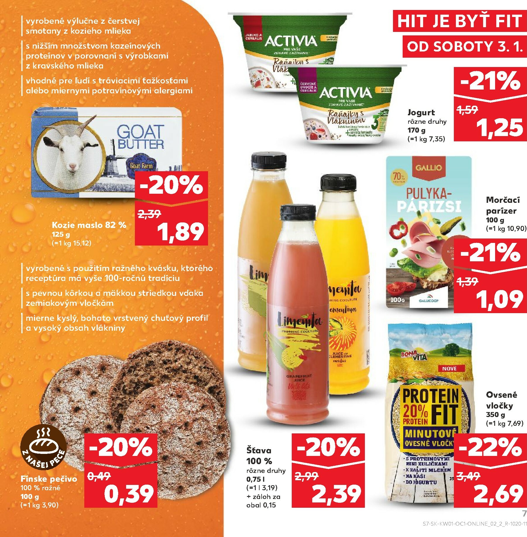 kaufland - Leták Kaufland - Fit platný od 03.01. do 31.01. - page: 7