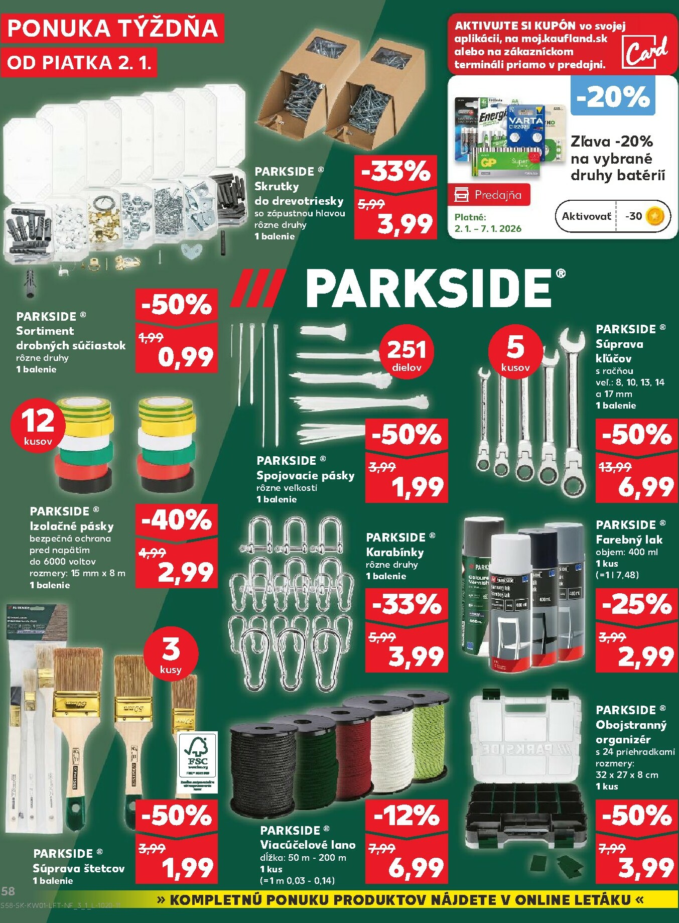 kaufland - Leták Kaufland platný od 02.01. do 07.01. - page: 58
