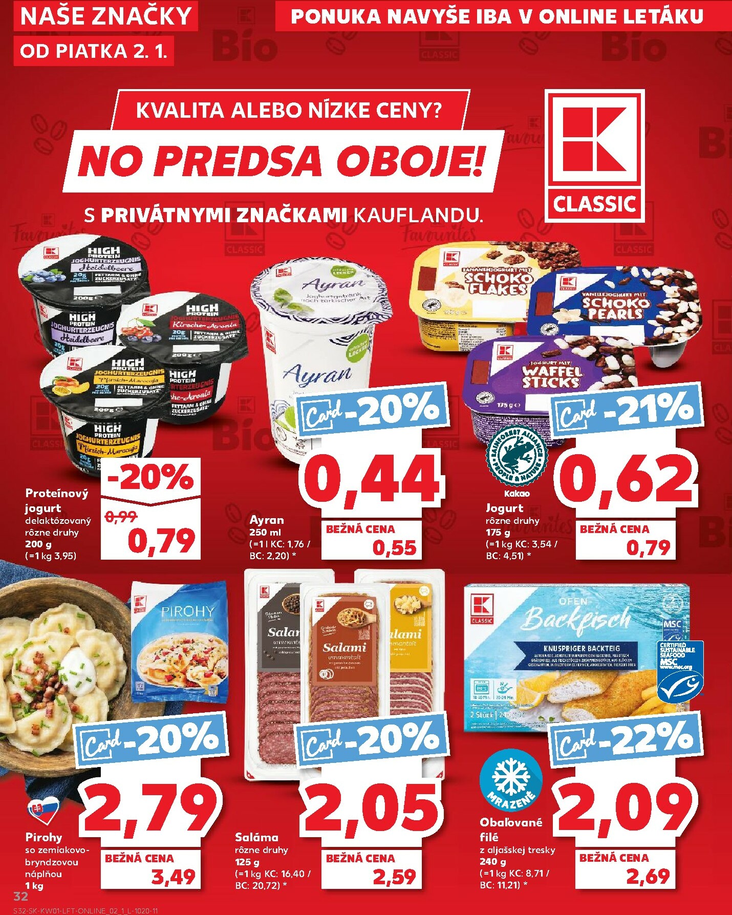 kaufland - Leták Kaufland platný od 02.01. do 07.01. - page: 32