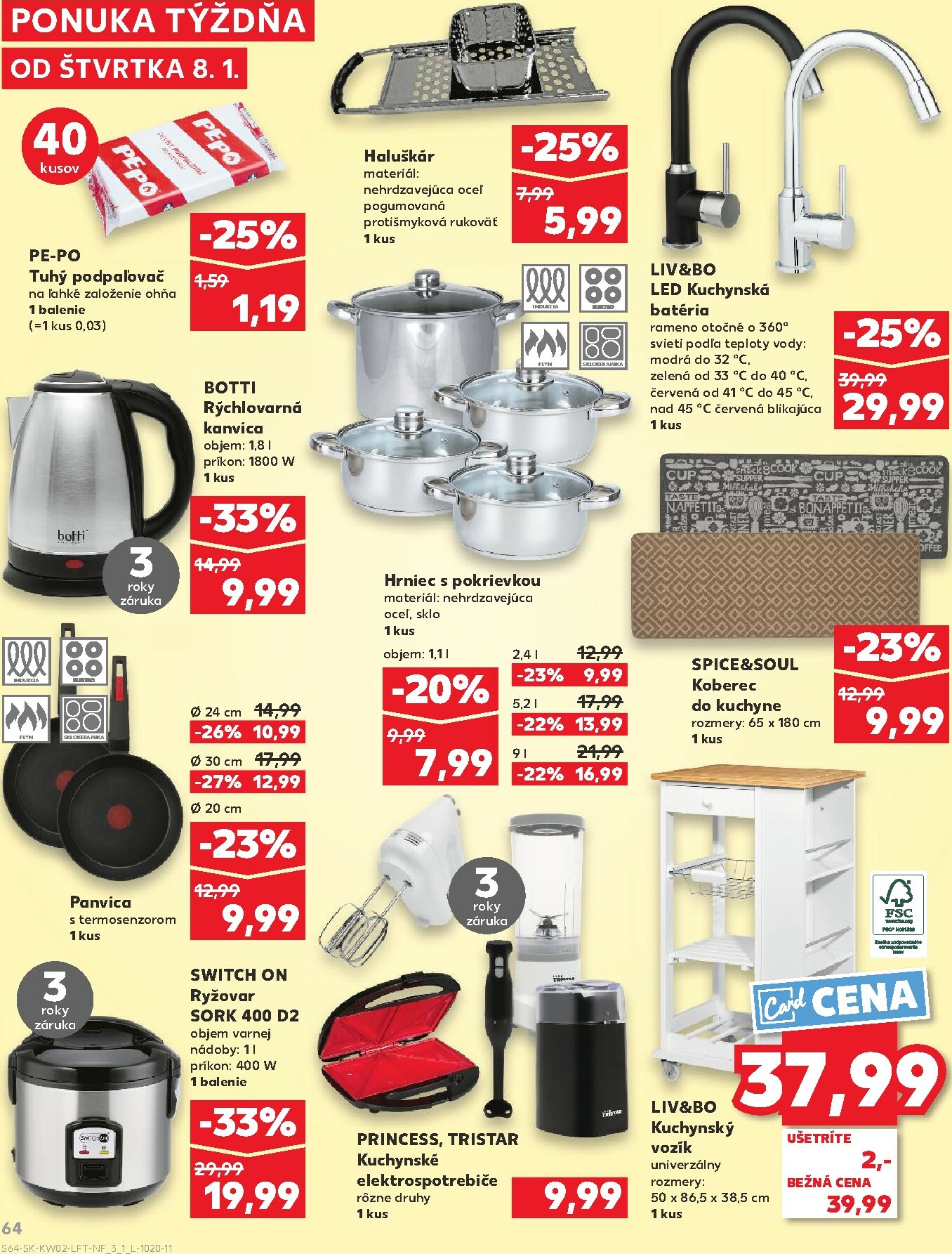kaufland - Leták Kaufland platný od 08.01. do 14.01. - page: 64