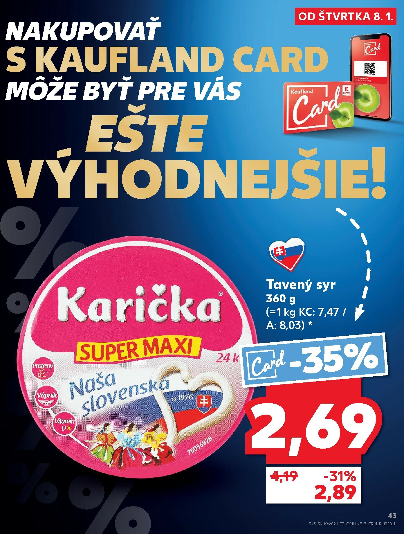 kaufland - Leták Kaufland platný od 08.01. do 14.01. - page: 43