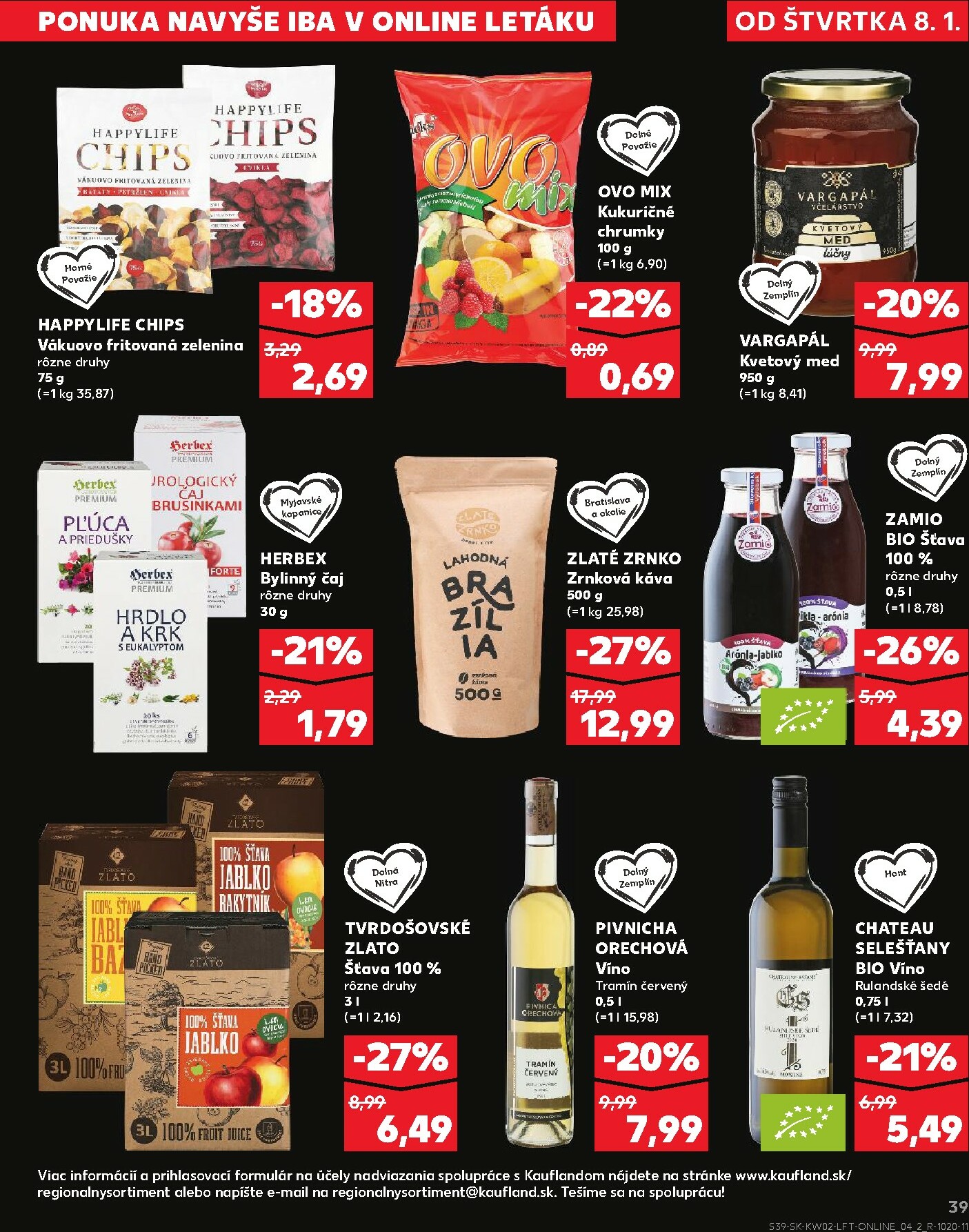 kaufland - Leták Kaufland platný od 08.01. do 14.01. - page: 39