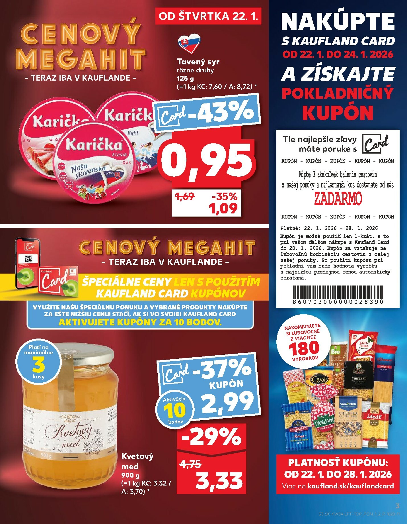 kaufland - Leták Kaufland platný od 22.01. do 28.01. - page: 3