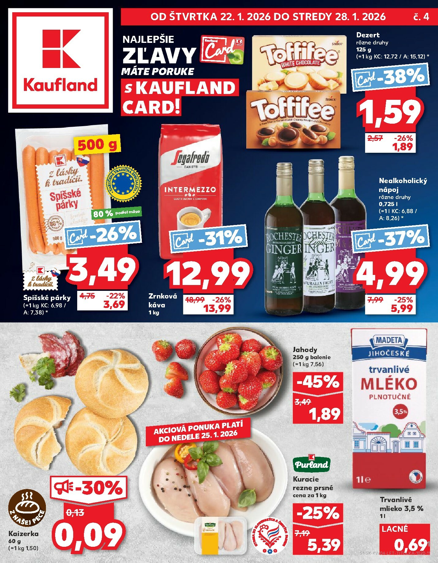 kaufland - Leták Kaufland platný od 22.01. do 28.01.