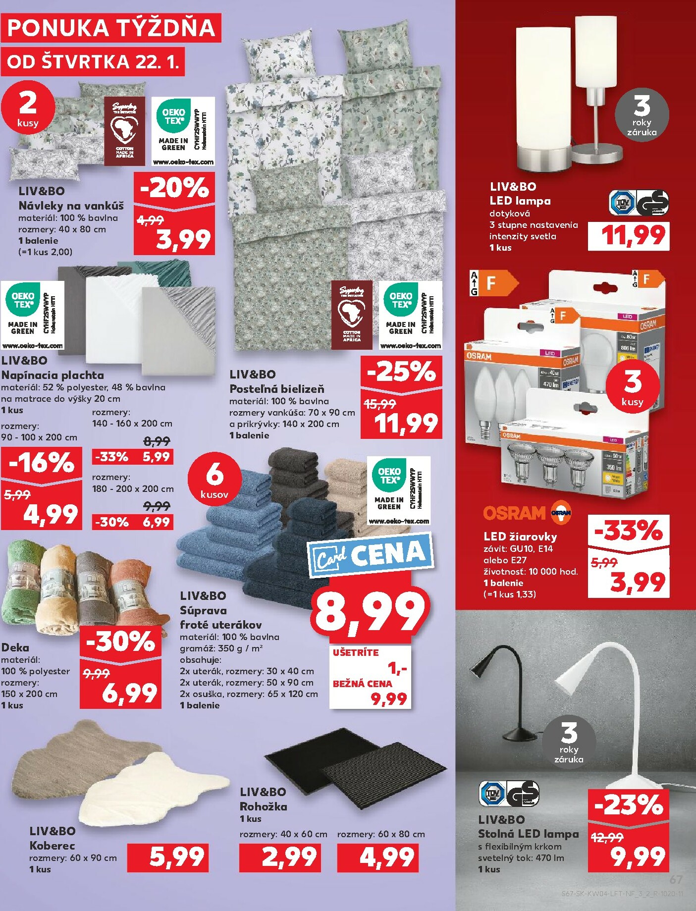 kaufland - Leták Kaufland platný od 22.01. do 28.01. - page: 67