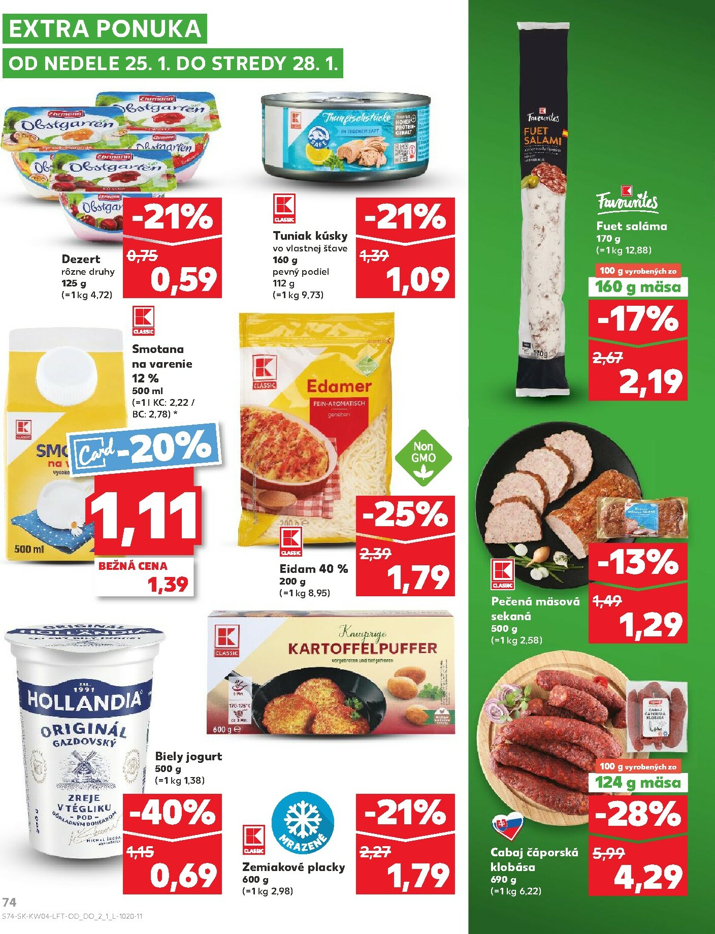 kaufland - Leták Kaufland platný od 22.01. do 28.01. - page: 74