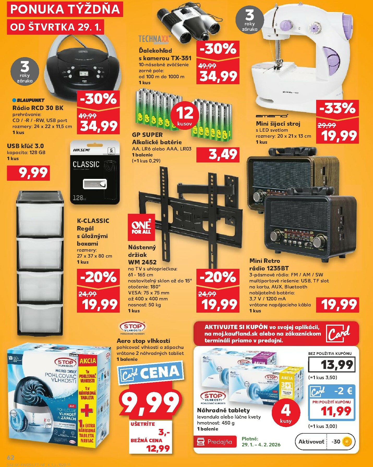 kaufland - Leták Kaufland platný od 29.01. do 04.02. - page: 62