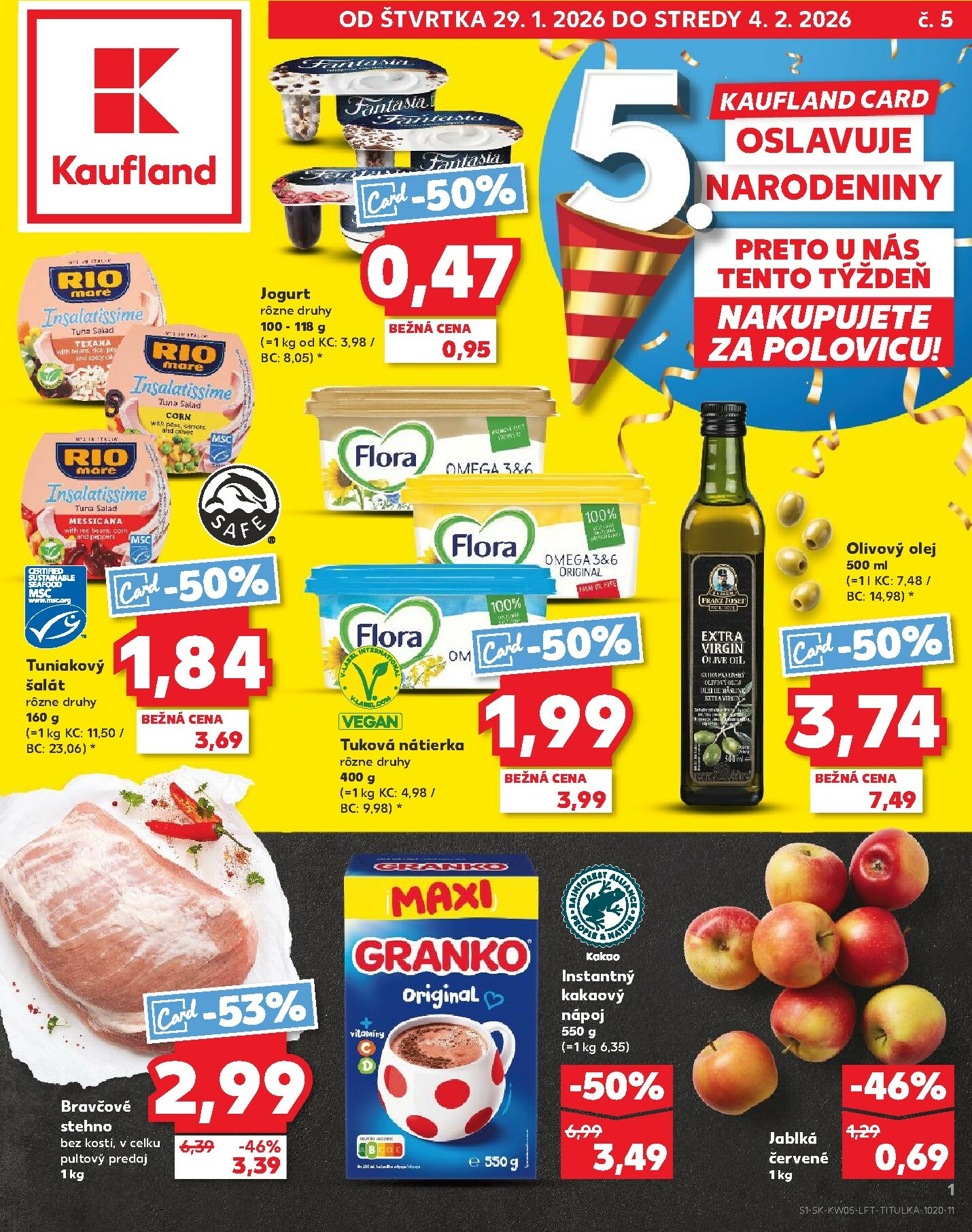 kaufland - Leták Kaufland platný od 29.01. do 04.02. - page: 1