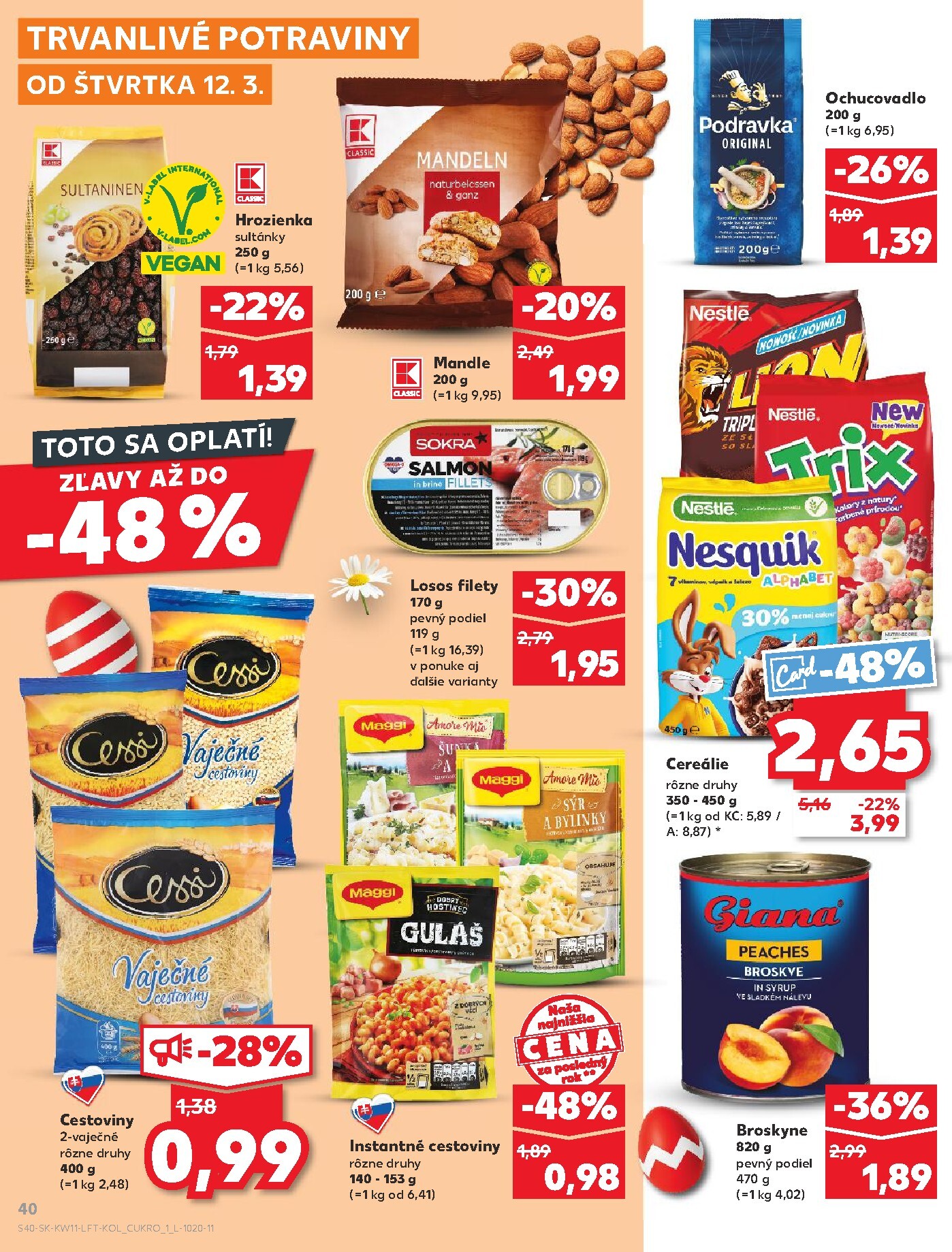 kaufland - Leták Kaufland platný od 12.03.2026 do 18.03.2026 - page: 40