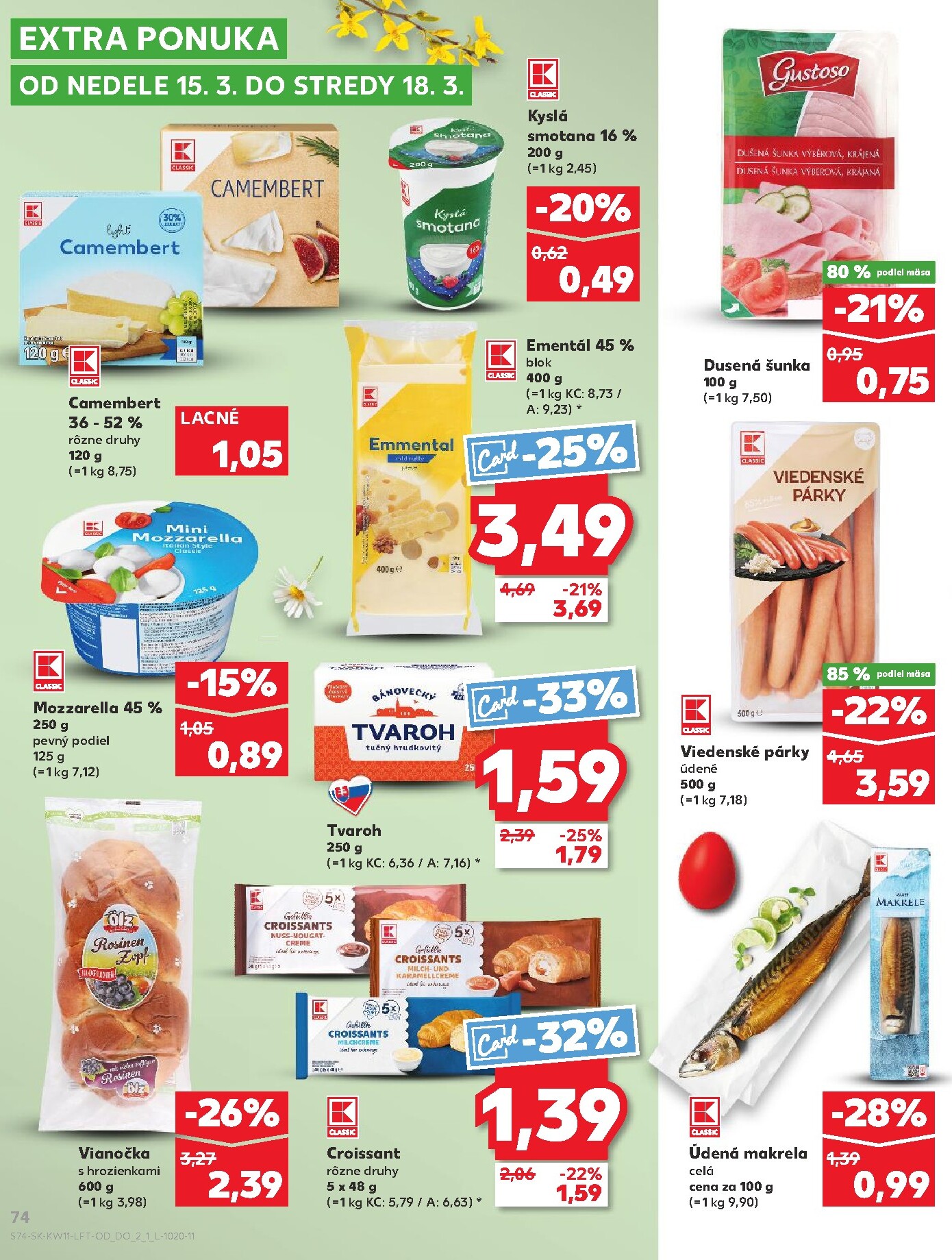 kaufland - Leták Kaufland platný od 12.03.2026 do 18.03.2026 - page: 74