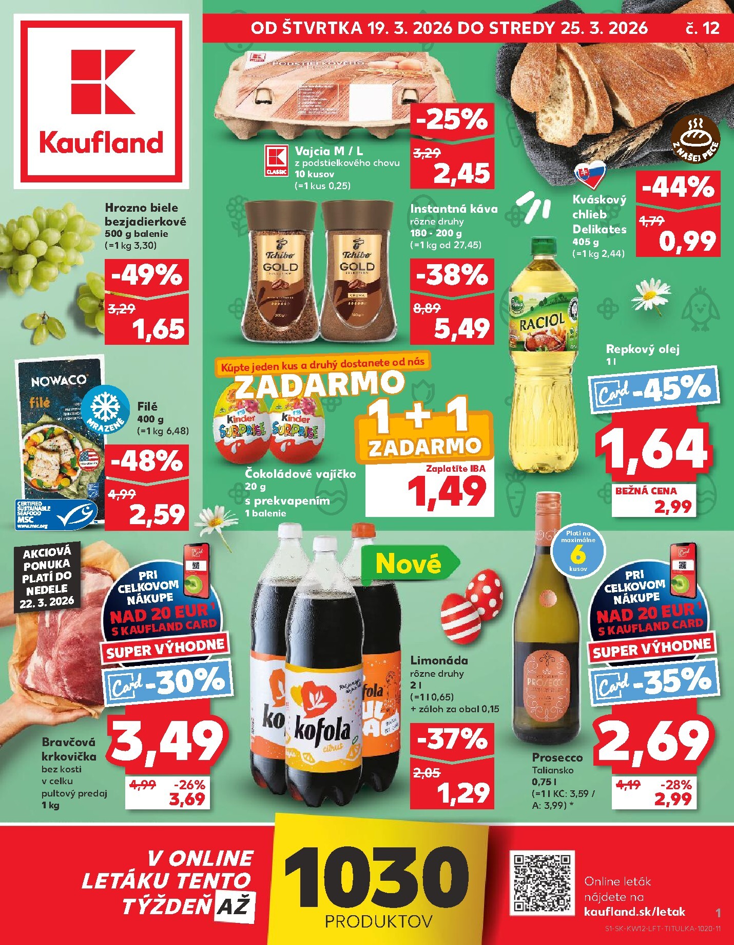 kaufland - Leták Kaufland platný od 19.03.2026 do 25.03.2026
