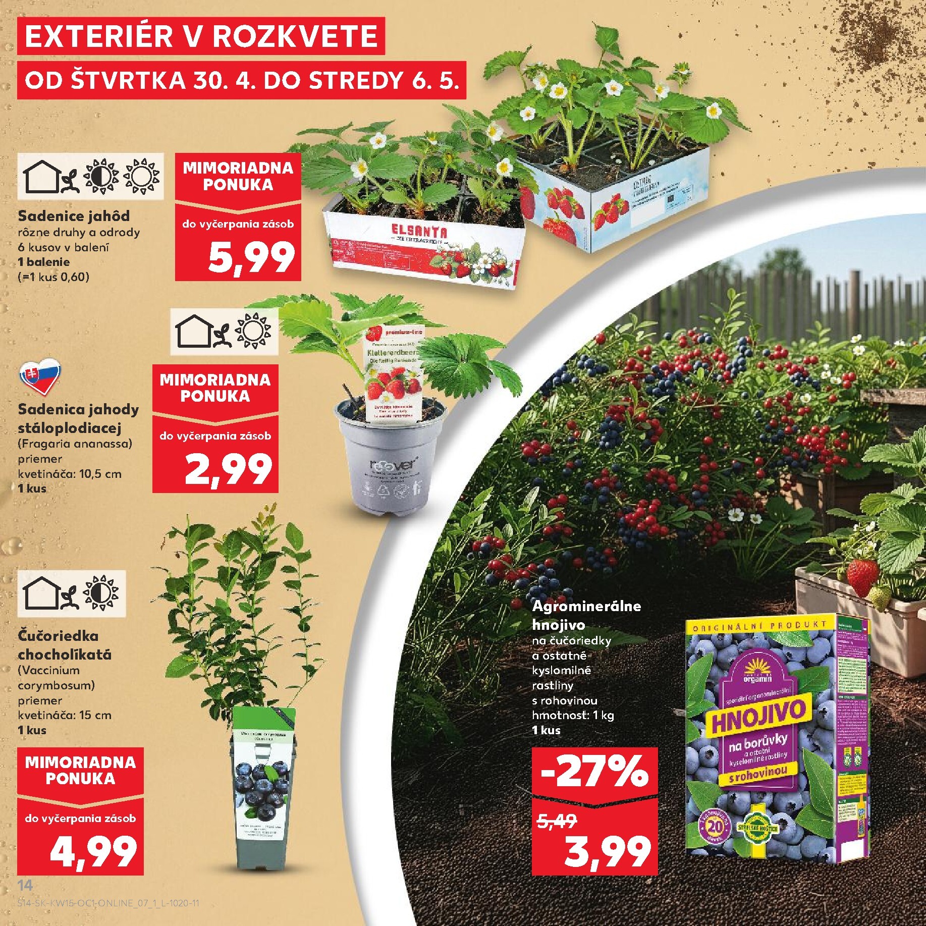 kaufland - Leták Kaufland - Exteriér v rozkvete platný od 09.04.2026 do 06.05.2026 - page: 14