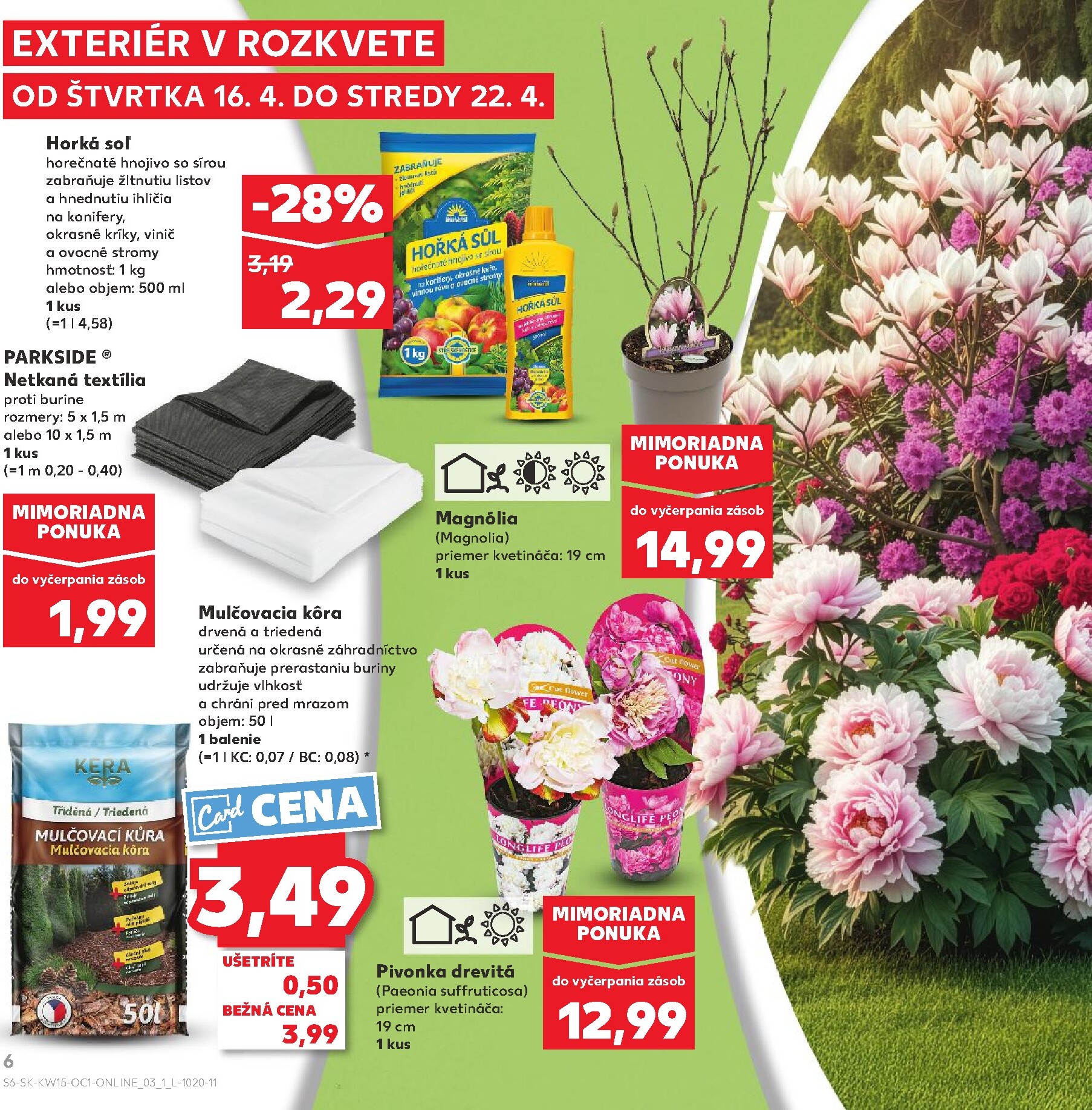 kaufland - Leták Kaufland - Exteriér v rozkvete platný od 09.04.2026 do 06.05.2026 - page: 6