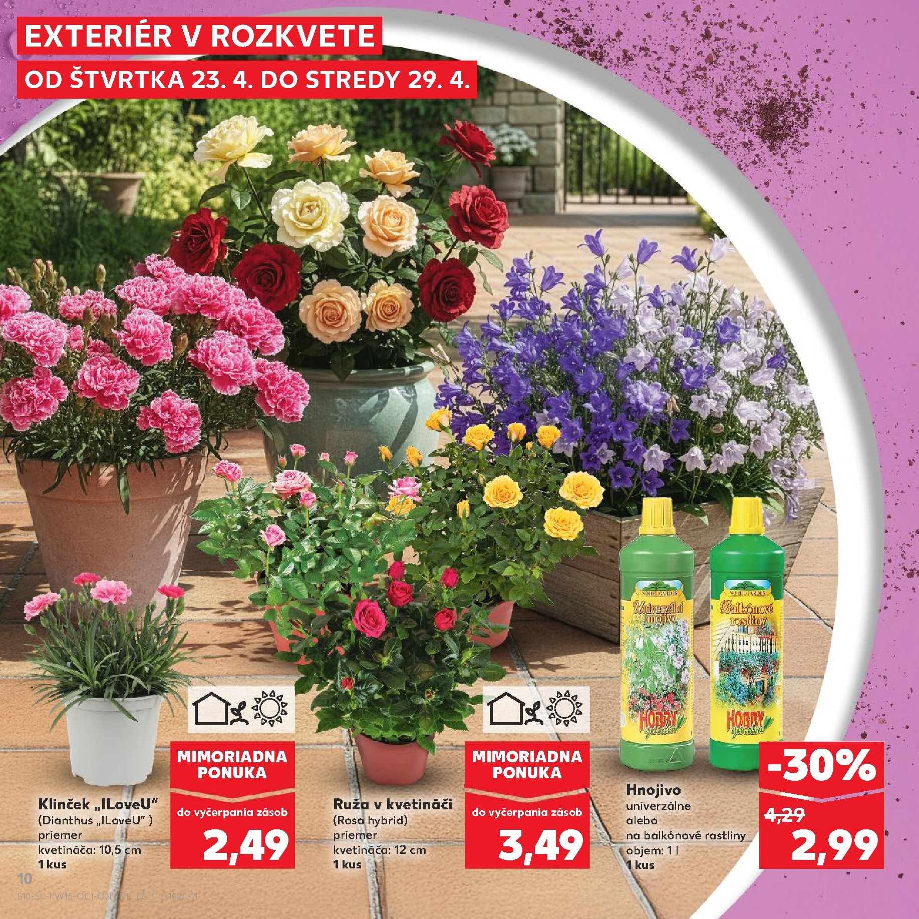 kaufland - Leták Kaufland - Exteriér v rozkvete platný od 09.04.2026 do 06.05.2026 - page: 10