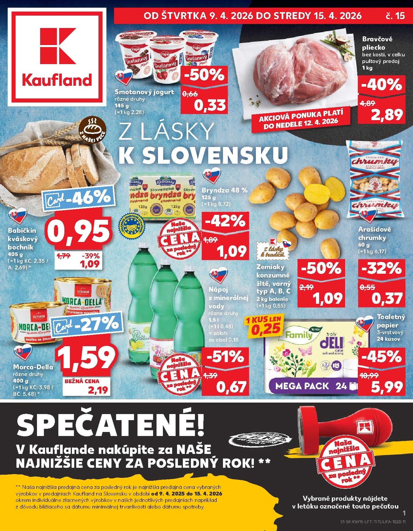 kaufland - Leták Kaufland platný od 09.04.2026 do 15.04.2026