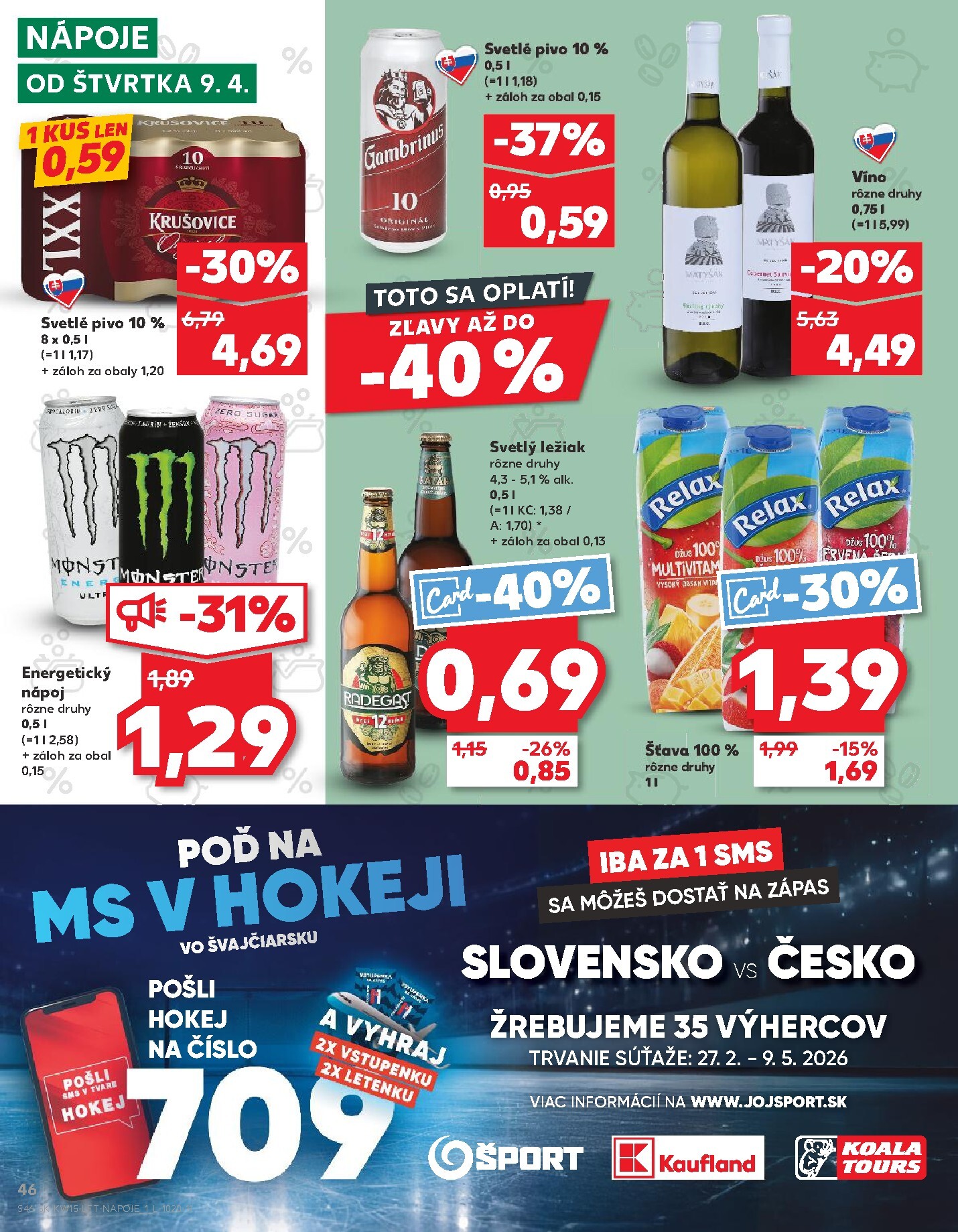 kaufland - Leták Kaufland platný od 09.04.2026 do 15.04.2026 - page: 46