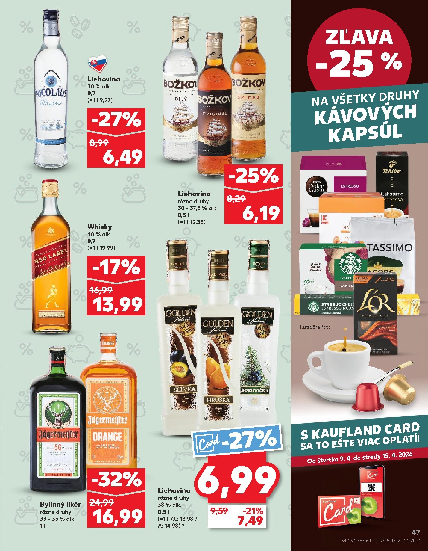 kaufland - Leták Kaufland platný od 09.04.2026 do 15.04.2026 - page: 47