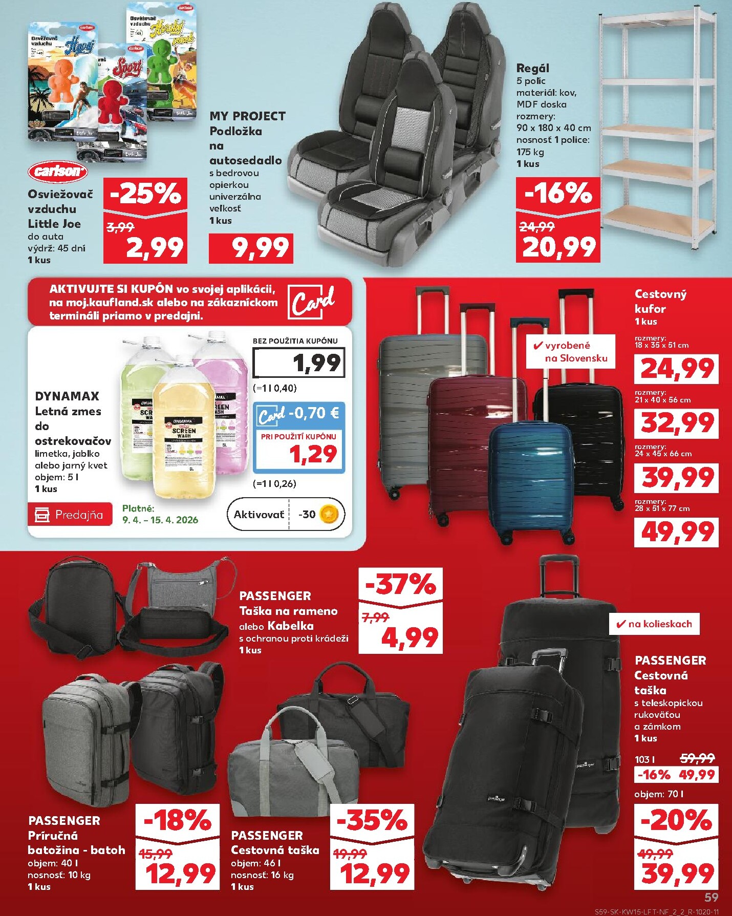 kaufland - Leták Kaufland platný od 09.04.2026 do 15.04.2026 - page: 59