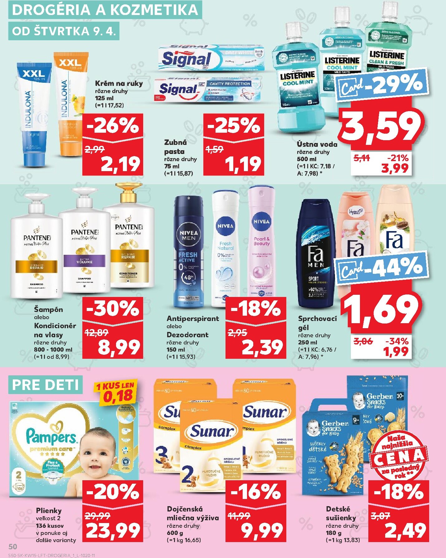 kaufland - Leták Kaufland platný od 09.04.2026 do 15.04.2026 - page: 50