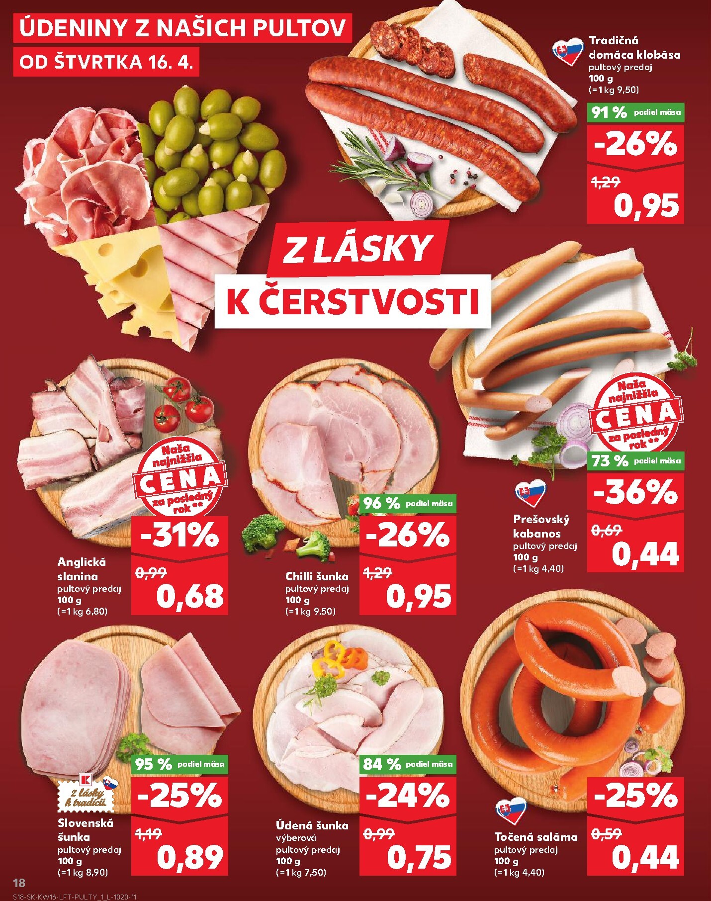 kaufland - Nový leták Kaufland platný od štvrtka, 16.04.2026 do stredy, 22.04.2026 - page: 18