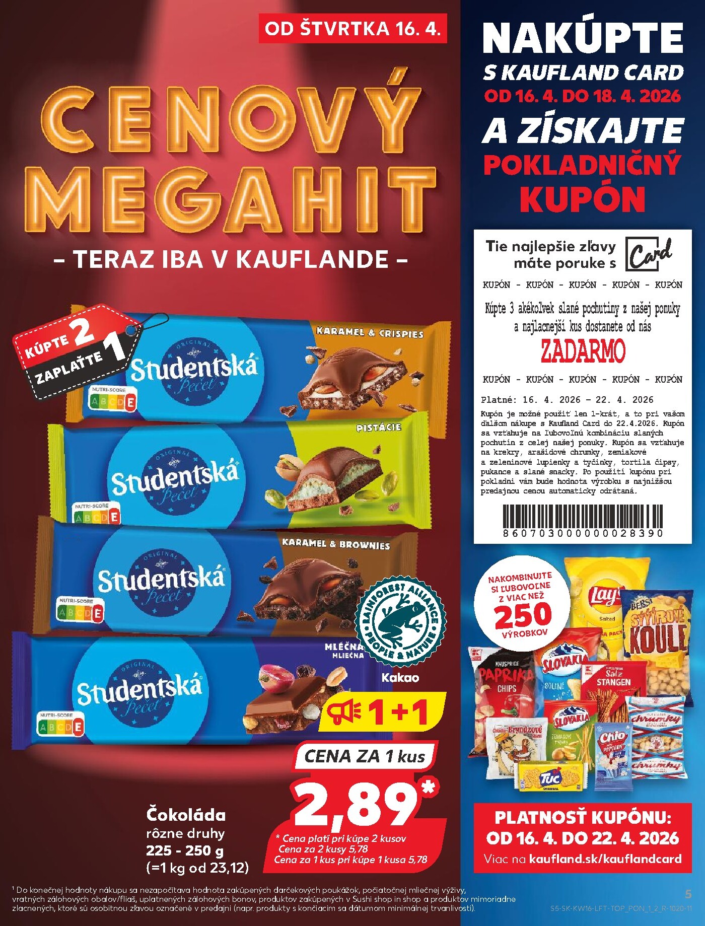 kaufland - Nový leták Kaufland platný od štvrtka, 16.04.2026 do stredy, 22.04.2026 - page: 5