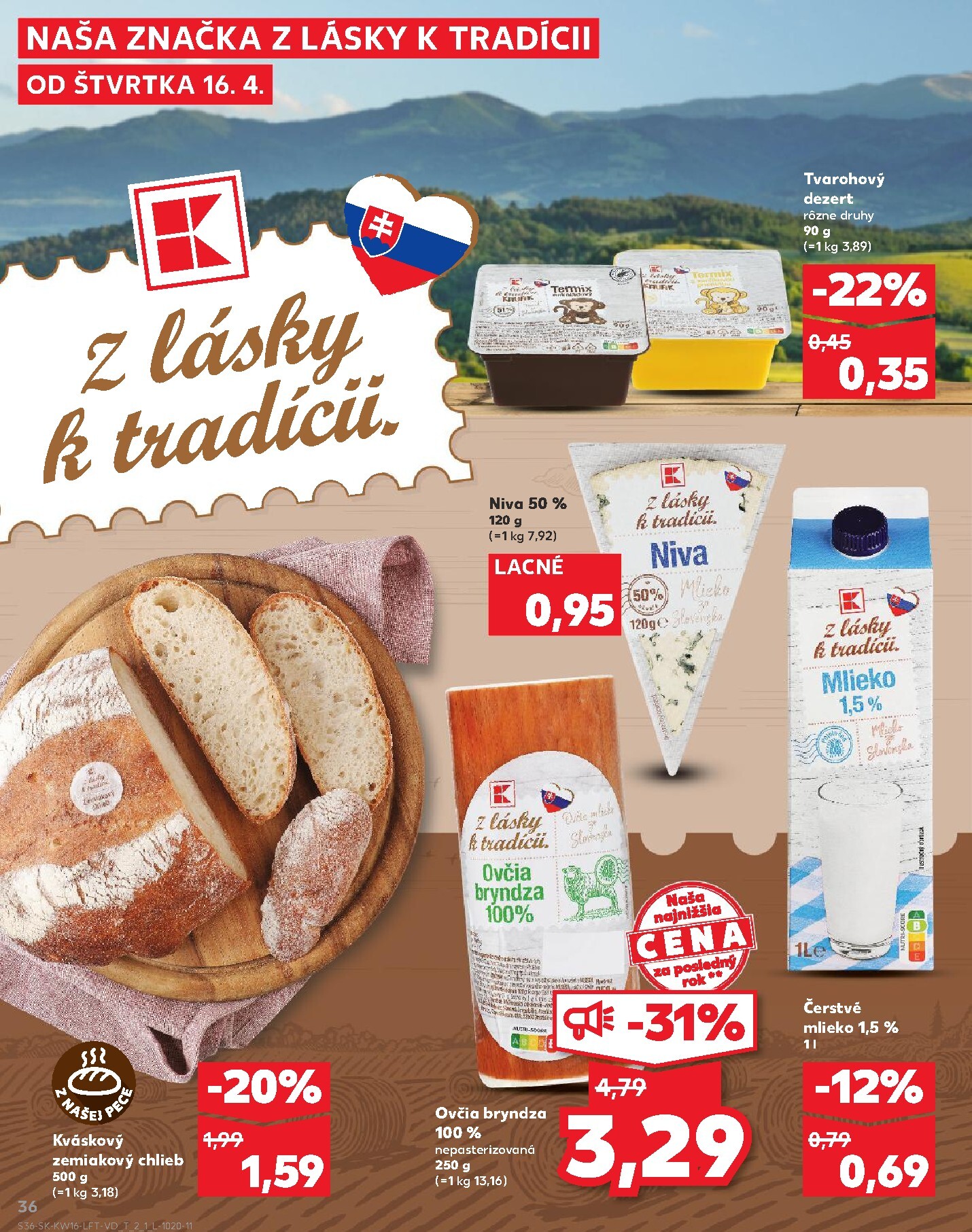kaufland - Nový leták Kaufland platný od štvrtka, 16.04.2026 do stredy, 22.04.2026 - page: 36