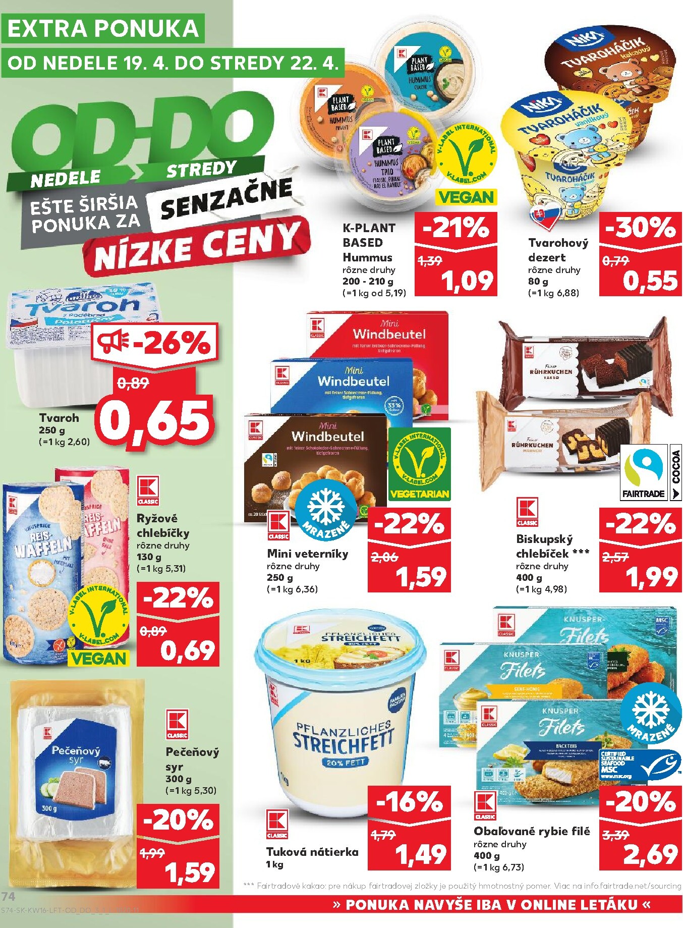 kaufland - Nový leták Kaufland platný od štvrtka, 16.04.2026 do stredy, 22.04.2026 - page: 74
