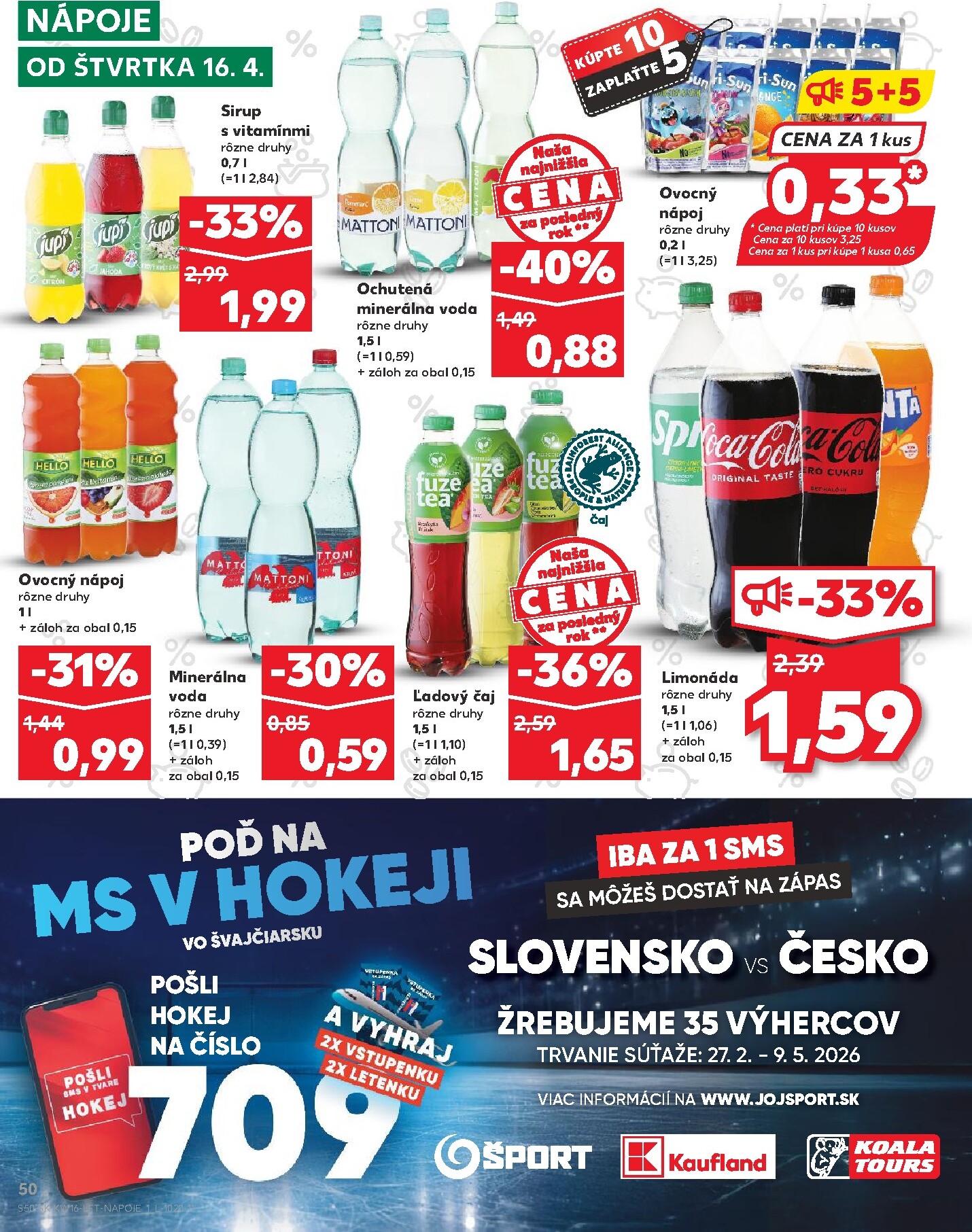 kaufland - Nový leták Kaufland platný od štvrtka, 16.04.2026 do stredy, 22.04.2026 - page: 50