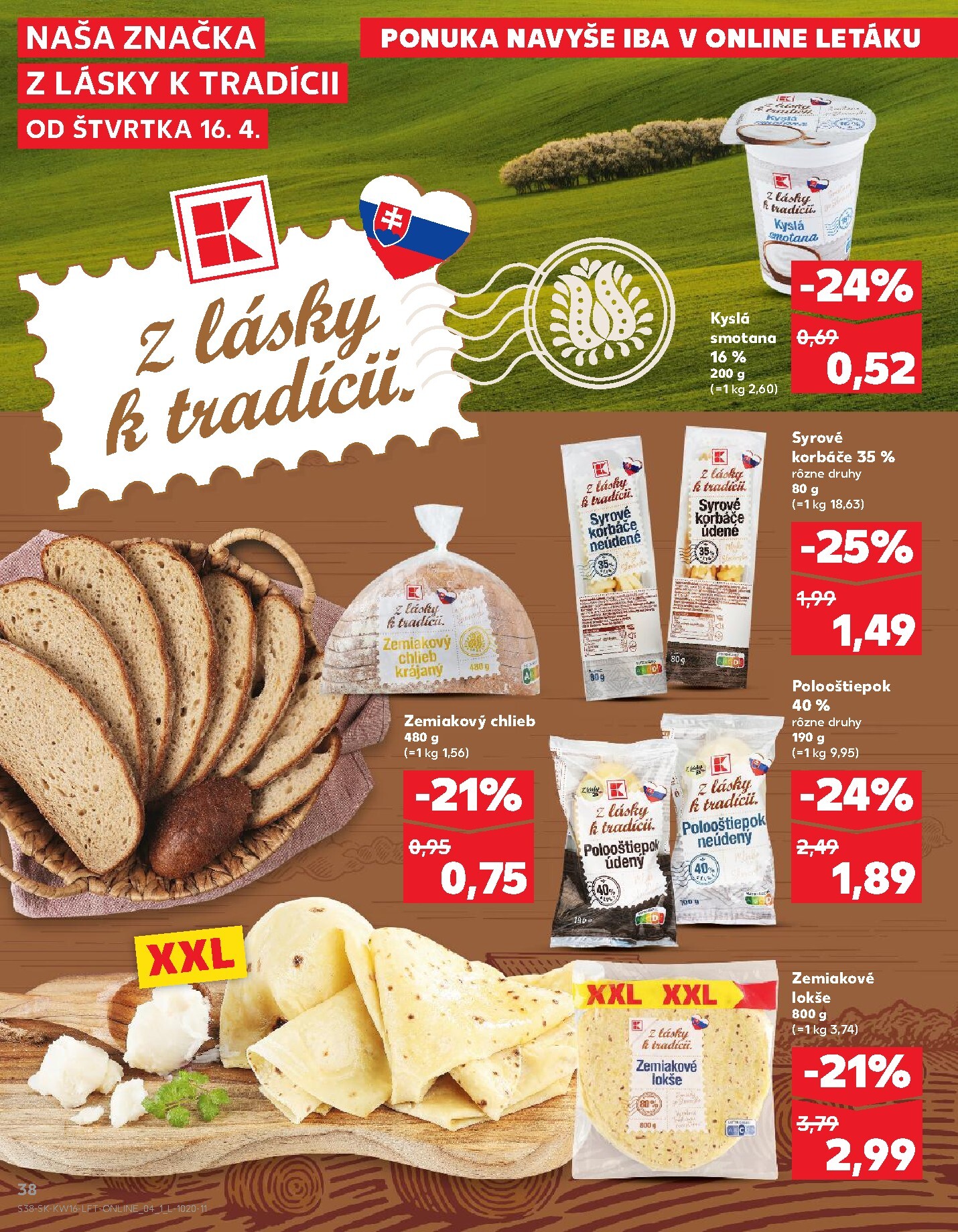 kaufland - Nový leták Kaufland platný od štvrtka, 16.04.2026 do stredy, 22.04.2026 - page: 38