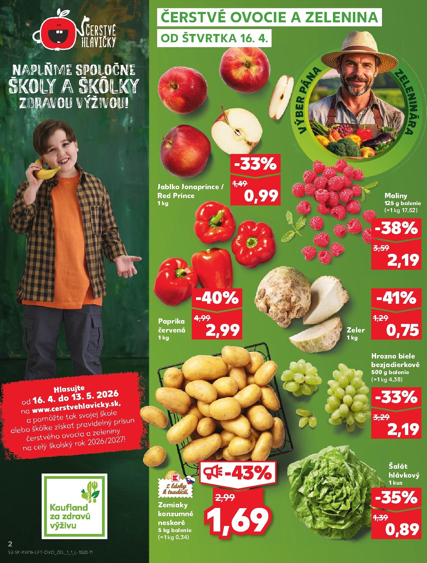 kaufland - Nový leták Kaufland platný od štvrtka, 16.04.2026 do stredy, 22.04.2026 - page: 2