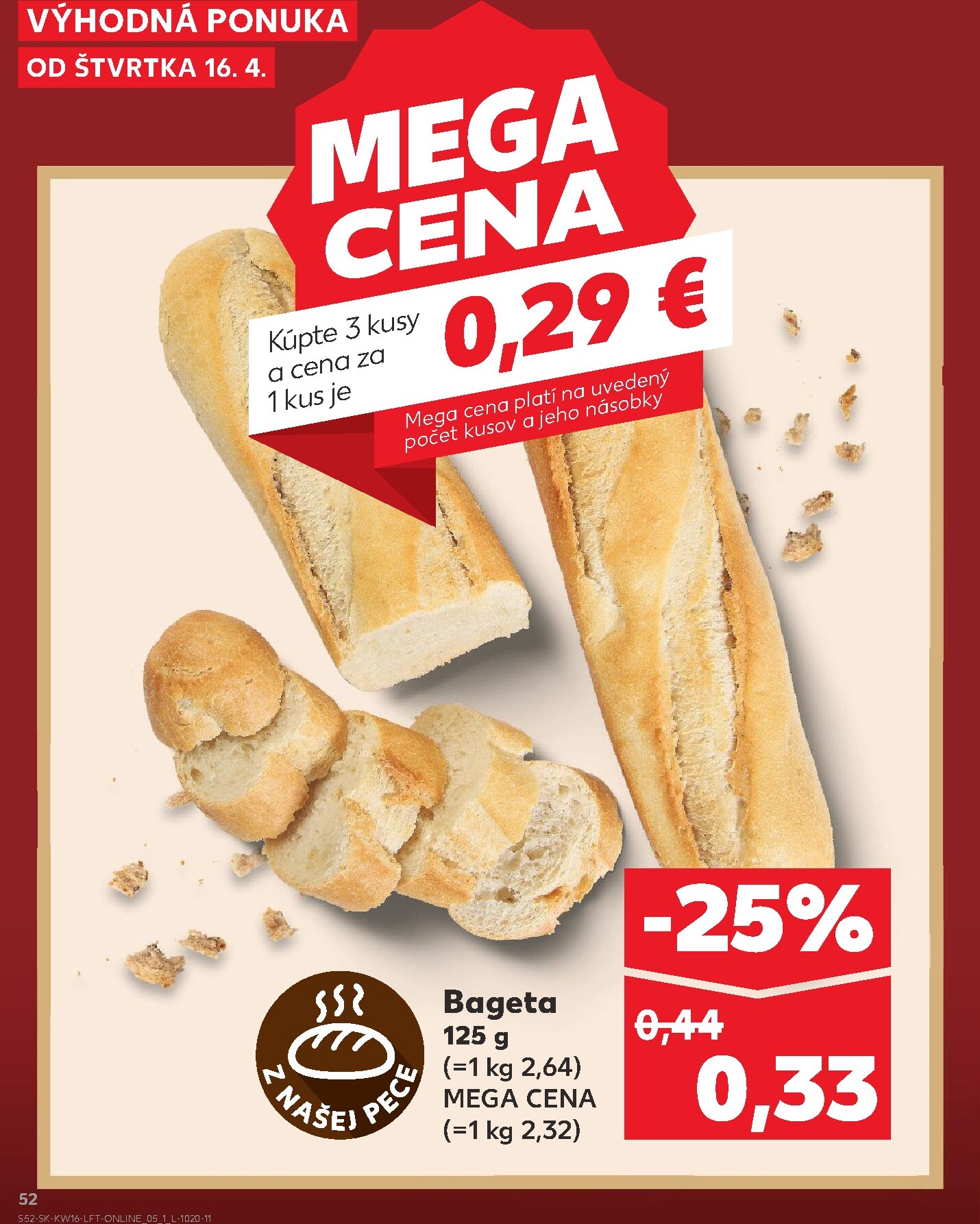 kaufland - Nový leták Kaufland platný od štvrtka, 16.04.2026 do stredy, 22.04.2026 - page: 52