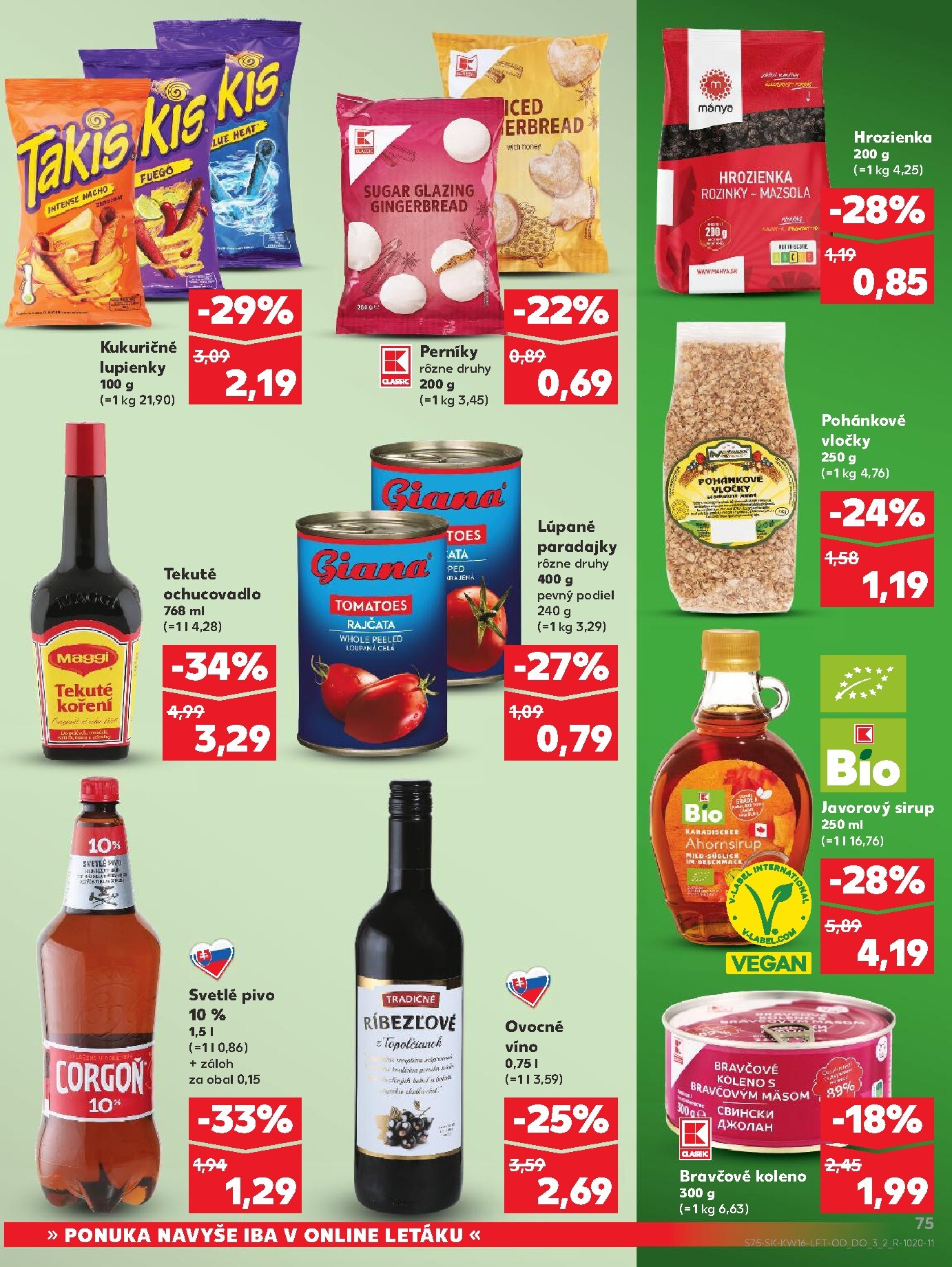 kaufland - Nový leták Kaufland platný od štvrtka, 16.04.2026 do stredy, 22.04.2026 - page: 75