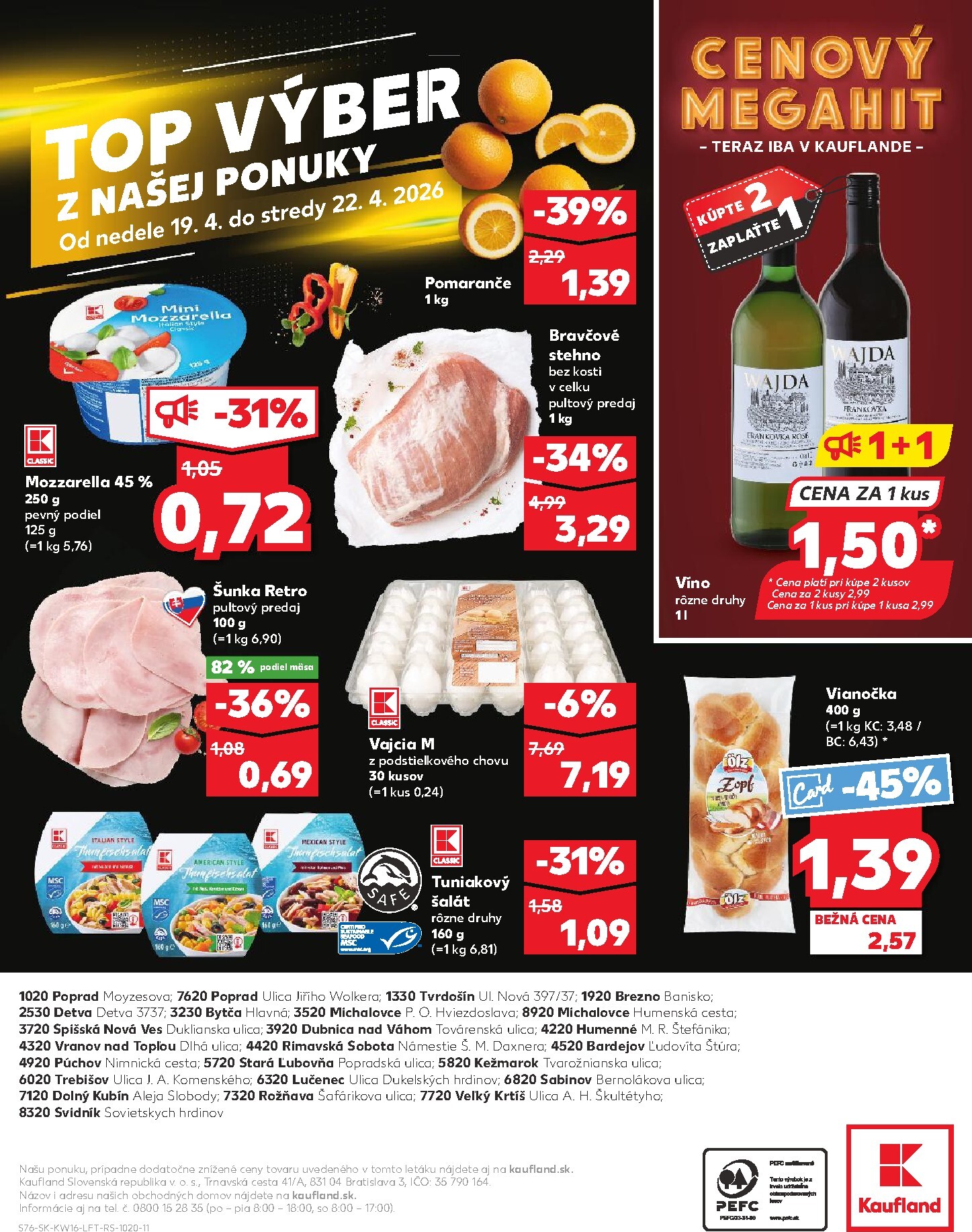kaufland - Nový leták Kaufland platný od štvrtka, 16.04.2026 do stredy, 22.04.2026 - page: 76