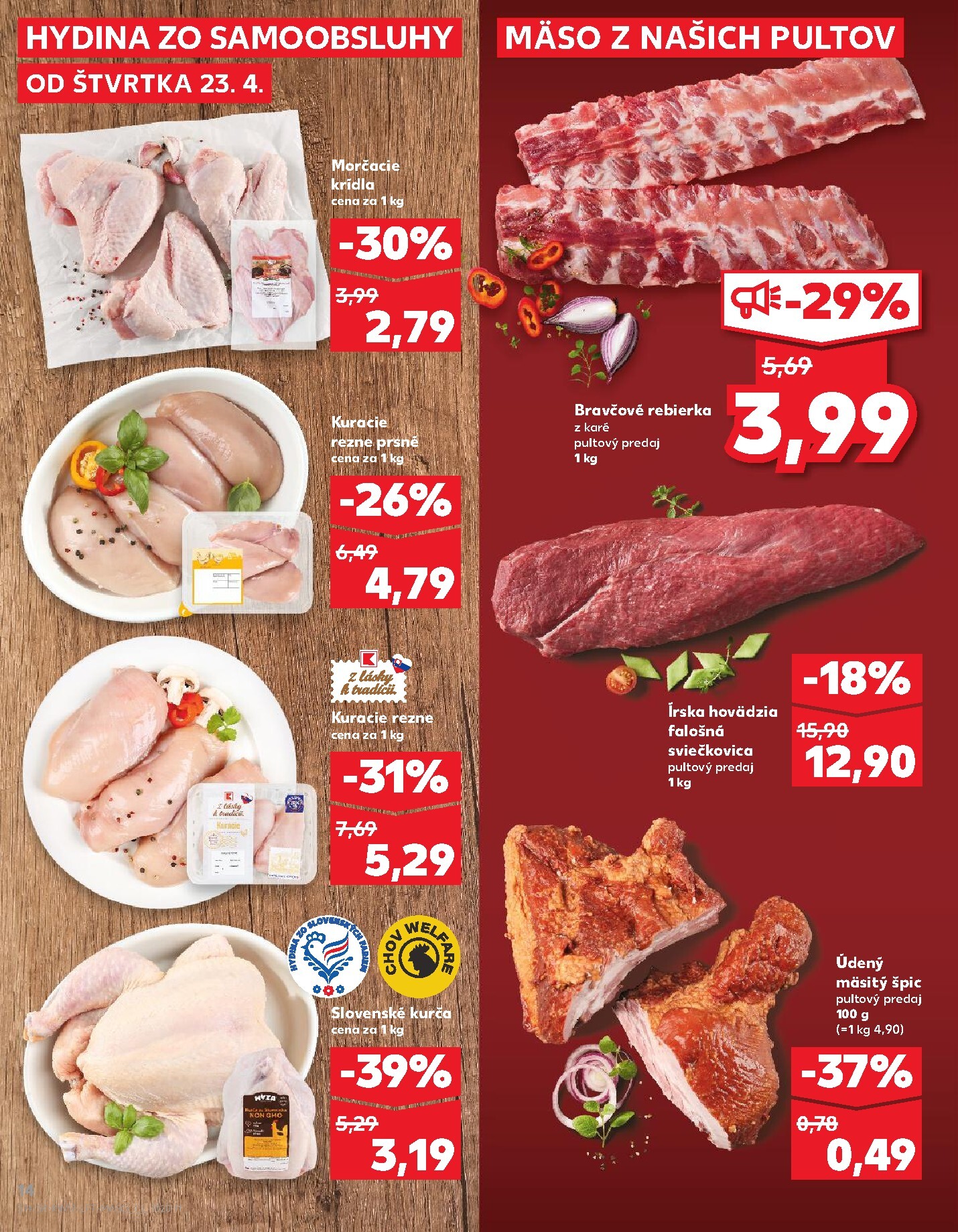 kaufland - Nový leták Kaufland od štvrtka, 23.04.2026 do stredy, 29.04.2026 - page: 14