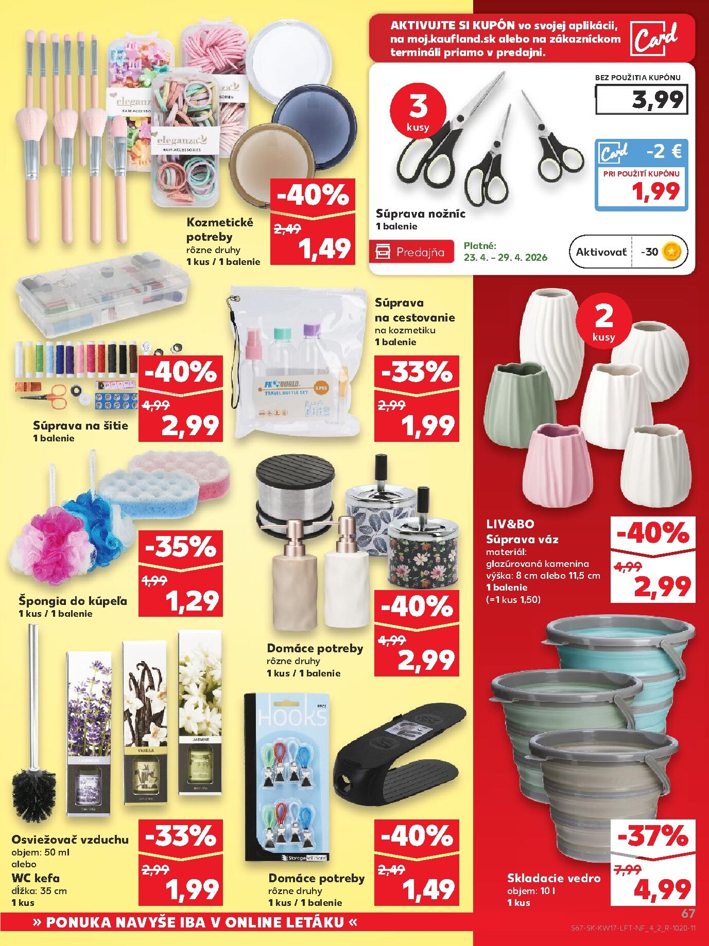 kaufland - Nový leták Kaufland od štvrtka, 23.04.2026 do stredy, 29.04.2026 - page: 67