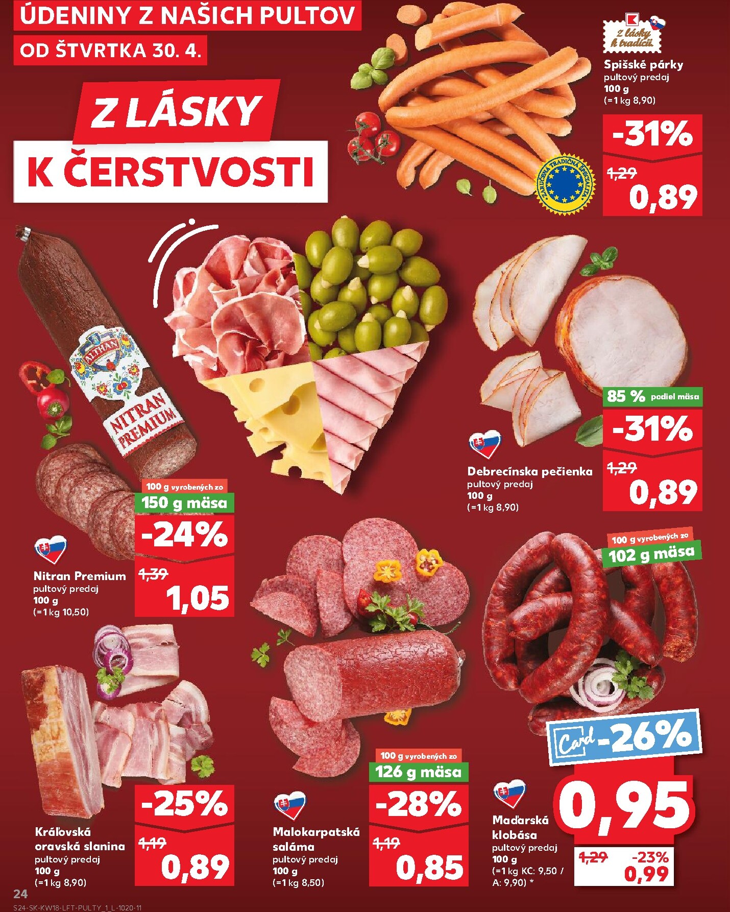 kaufland - Nový leták Kaufland od štvrtka, 30.04.2026 do stredy, 06.05.2026 - page: 24
