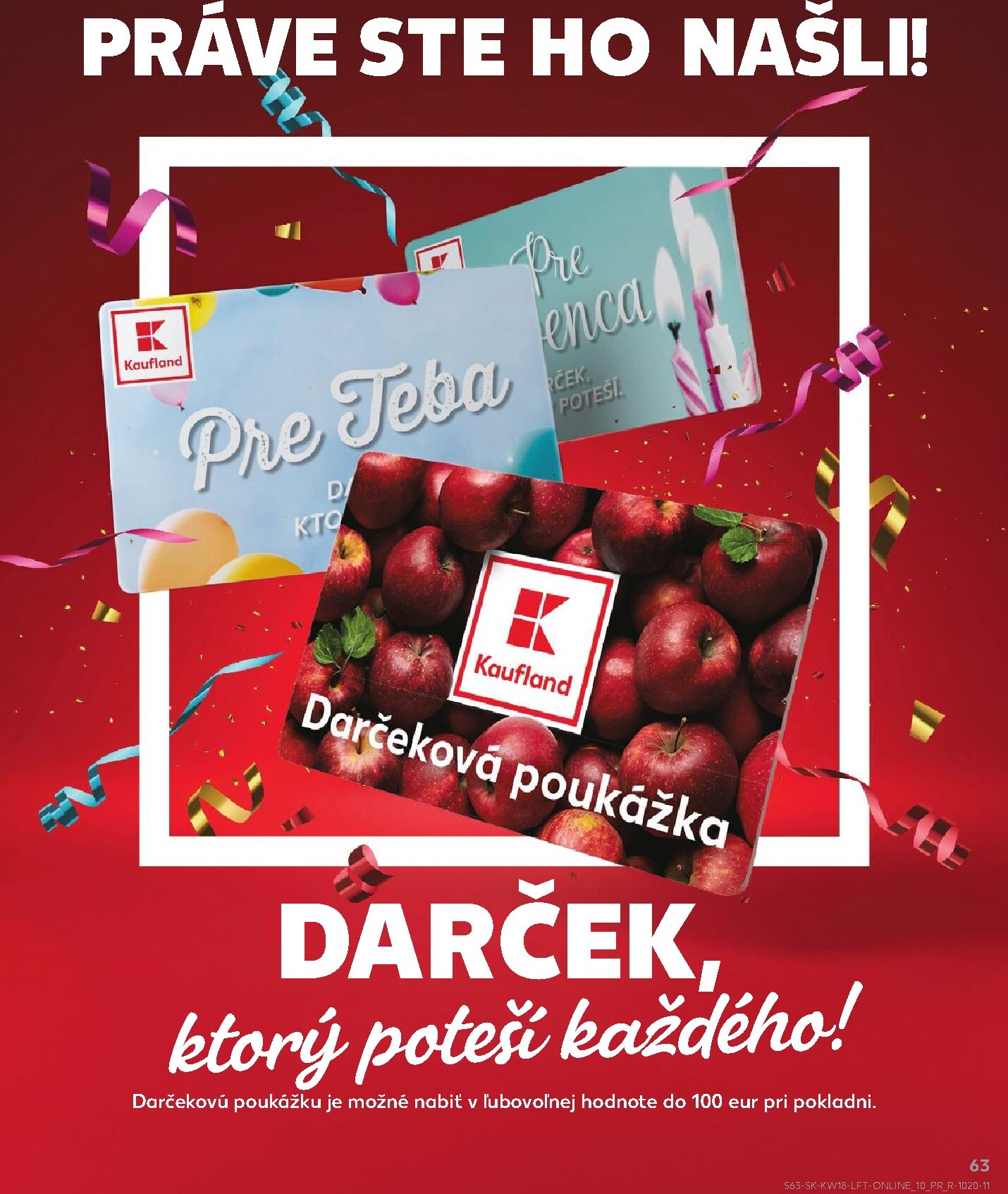 kaufland - Nový leták Kaufland od štvrtka, 30.04.2026 do stredy, 06.05.2026 - page: 63