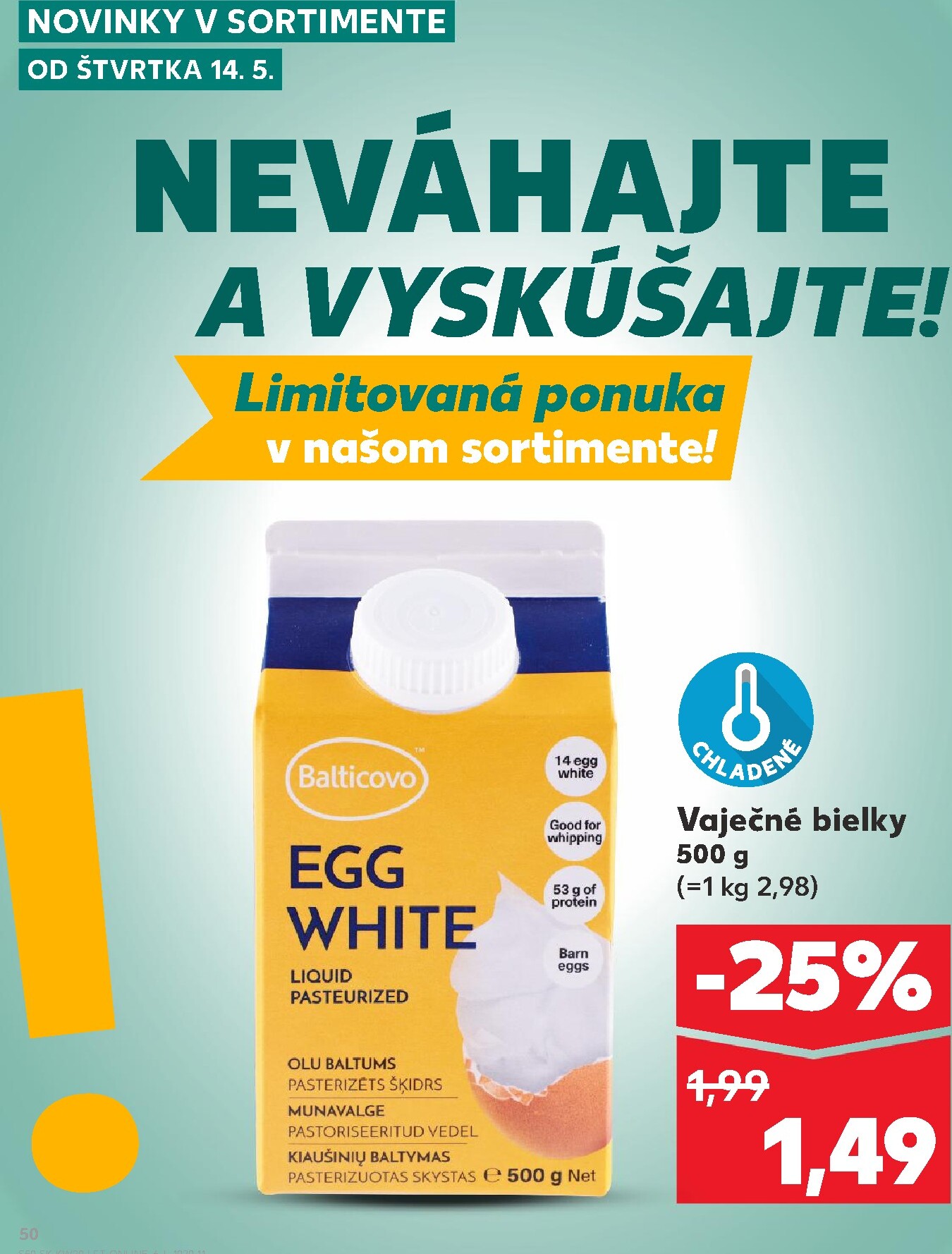 kaufland - Nový leták Kaufland od štvrtka, 14.05.2026 do stredy, 20.05.2026 - page: 50