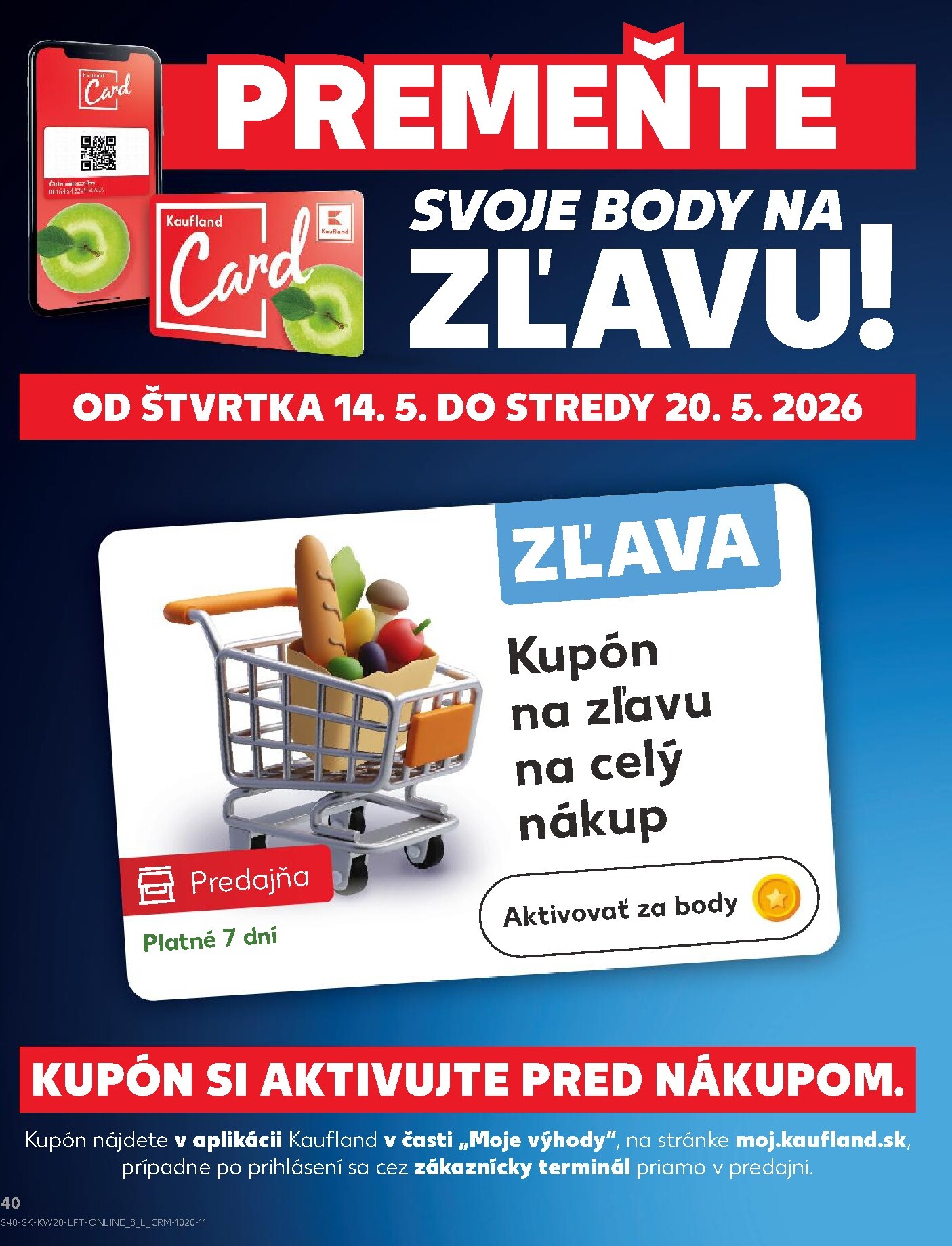 kaufland - Nový leták Kaufland od štvrtka, 14.05.2026 do stredy, 20.05.2026 - page: 40
