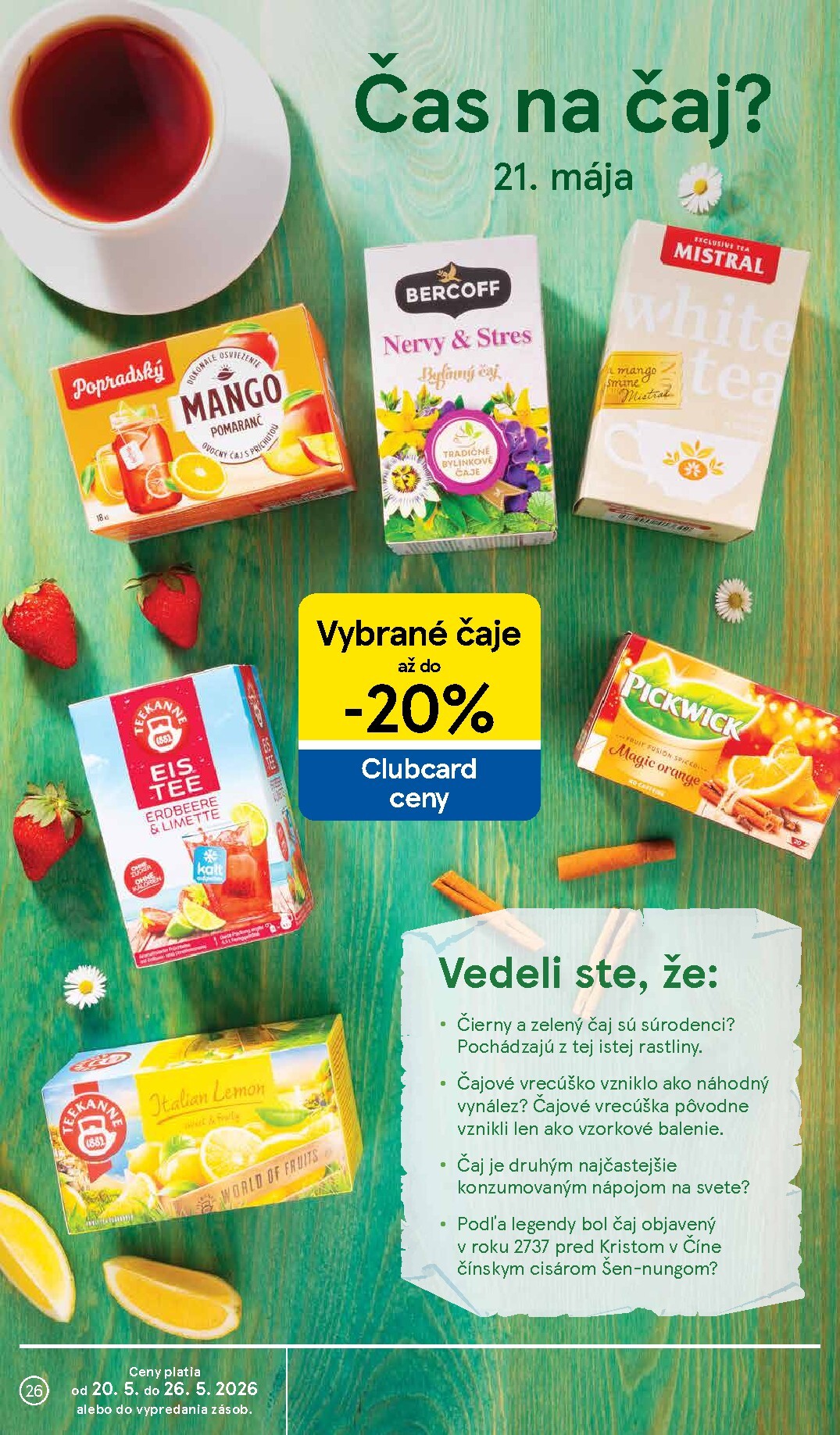 tesco - Nový Tesco supermarket leták od stredy, 20.05.2026 do utorka, 26.05.2026 - page: 26