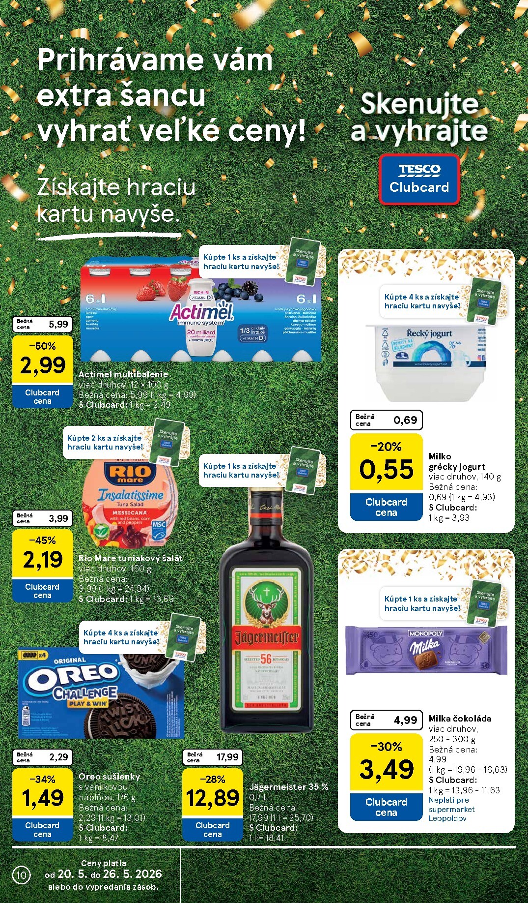 tesco - Nový Tesco supermarket leták od stredy, 20.05.2026 do utorka, 26.05.2026 - page: 10