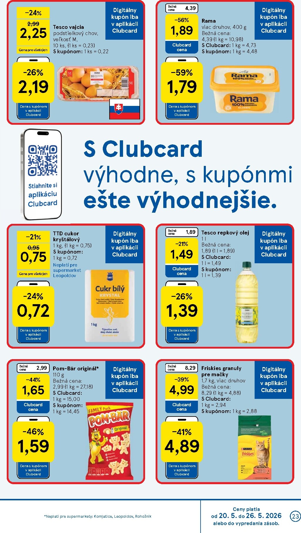 tesco - Nový Tesco supermarket leták od stredy, 20.05.2026 do utorka, 26.05.2026 - page: 23