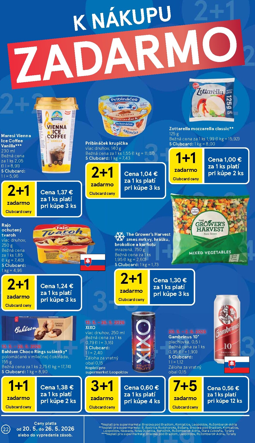 tesco - Nový Tesco supermarket leták od stredy, 20.05.2026 do utorka, 26.05.2026 - page: 22