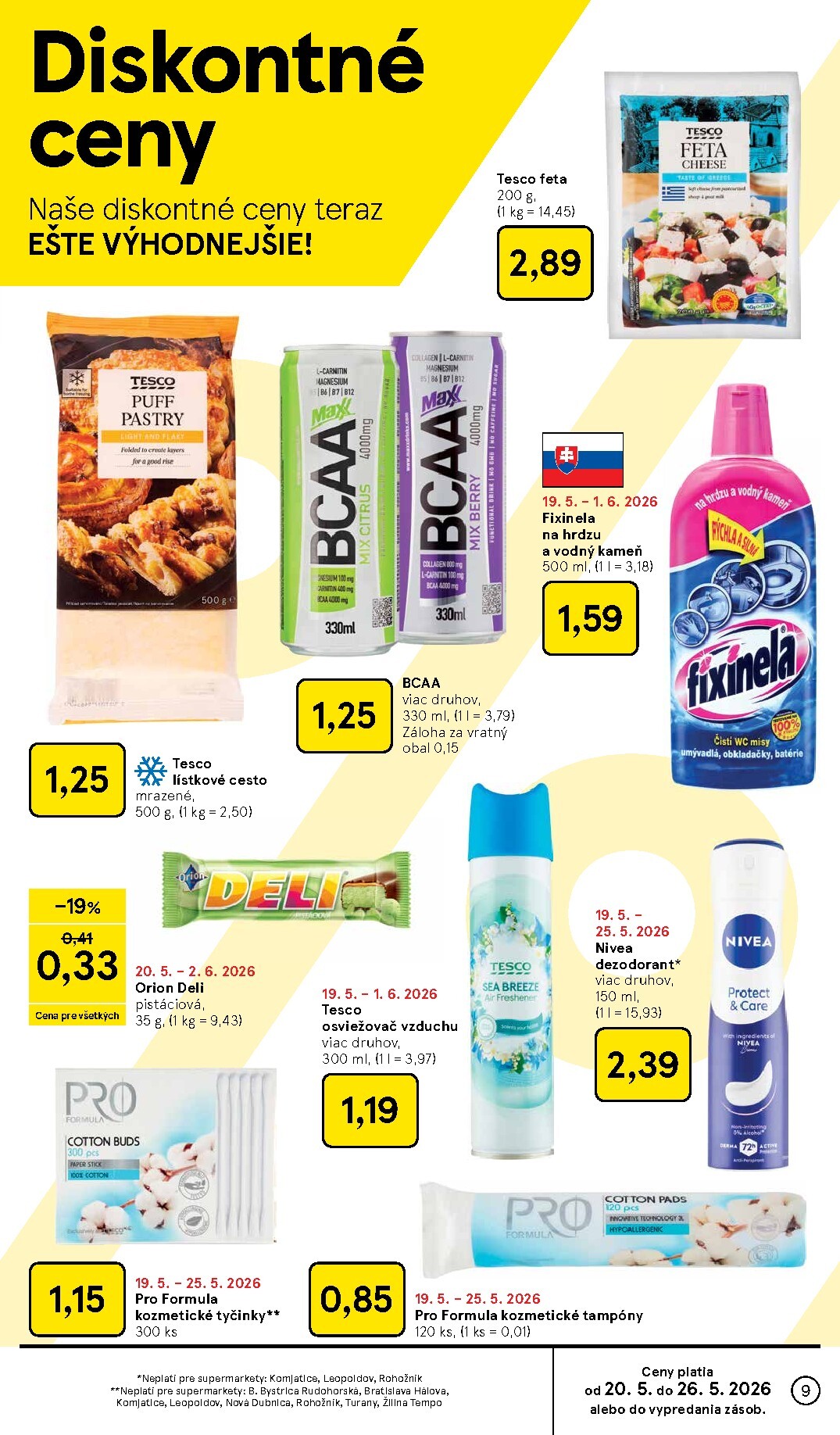 tesco - Nový Tesco supermarket leták od stredy, 20.05.2026 do utorka, 26.05.2026 - page: 9