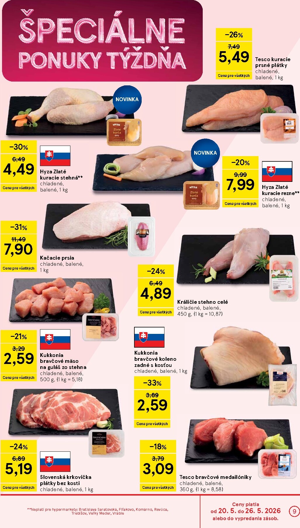 tesco - Nový Tesco leták od stredy, 20.05.2026 do utorka, 26.05.2026 - page: 9