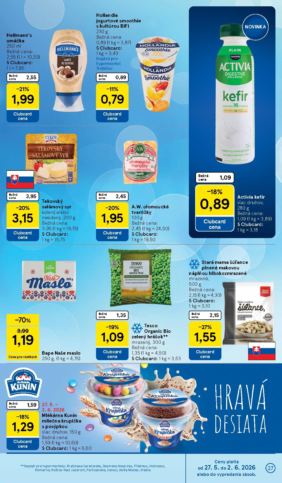 tesco - Nový Tesco leták od stredy, 27.05.2026 do utorka, 02.06.2026 - page: 27